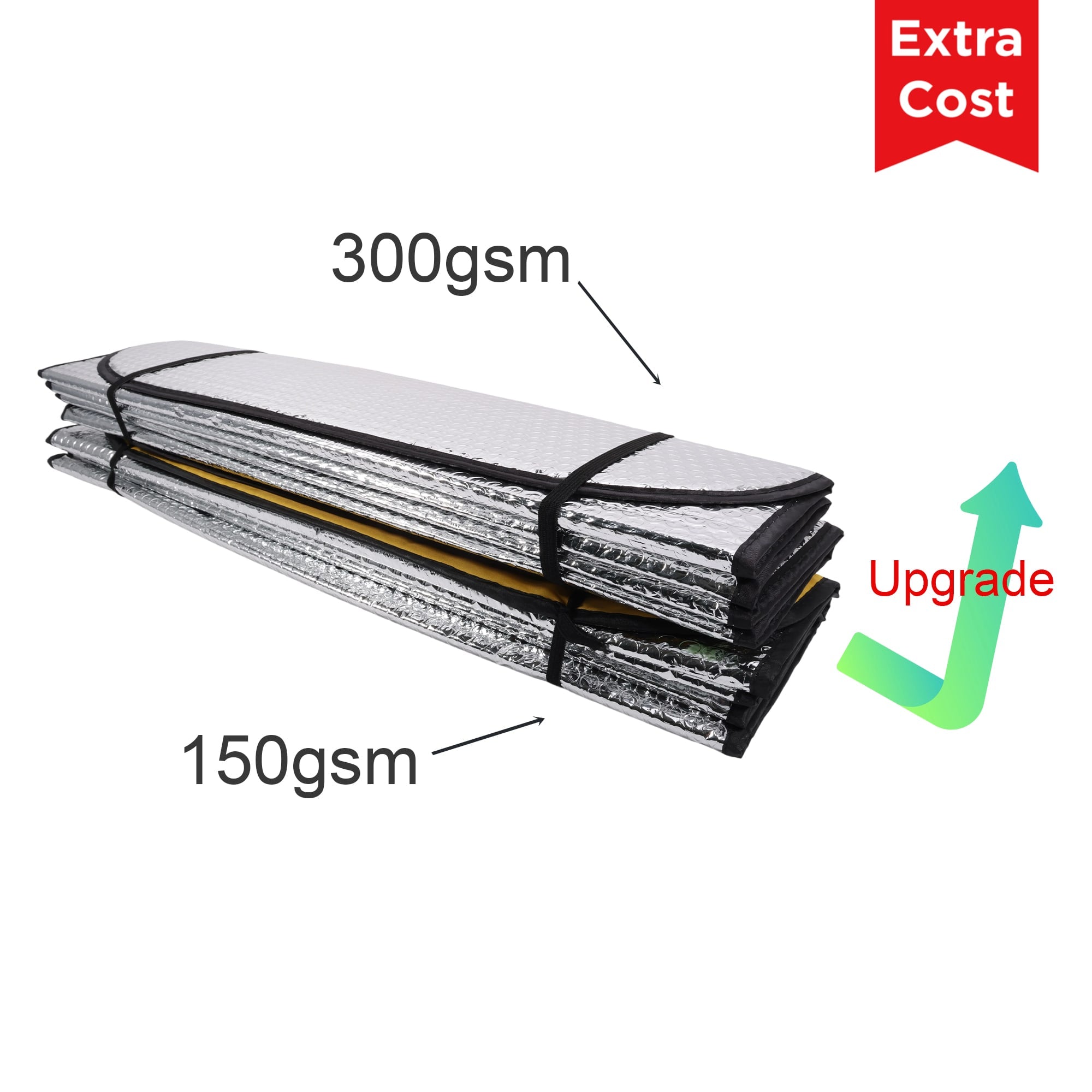 Full Colour Printed Bubble Aluminum Car Sun Shade
