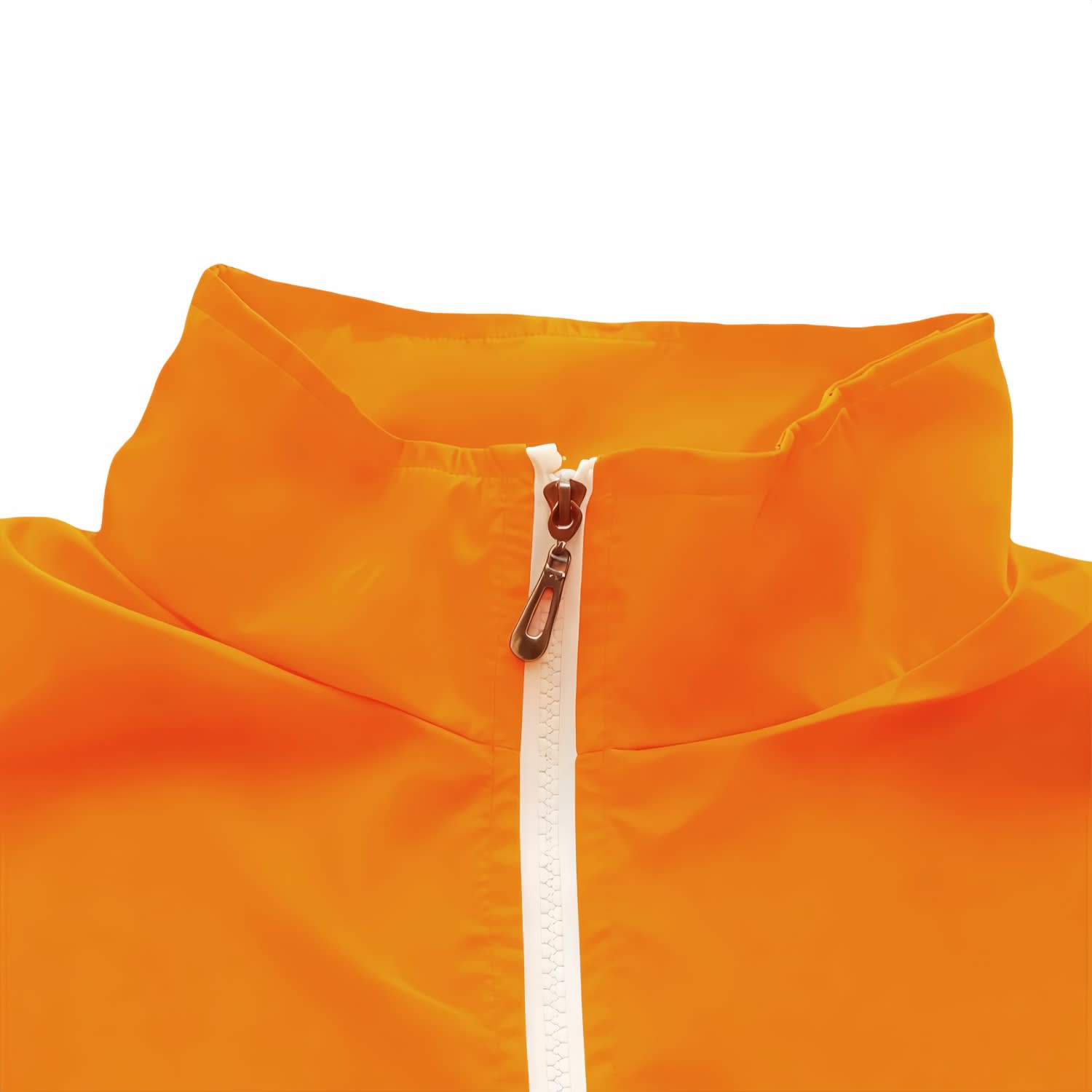 Unisex 100% Polyester 2-Layer Stand-up Collar Windbreaker