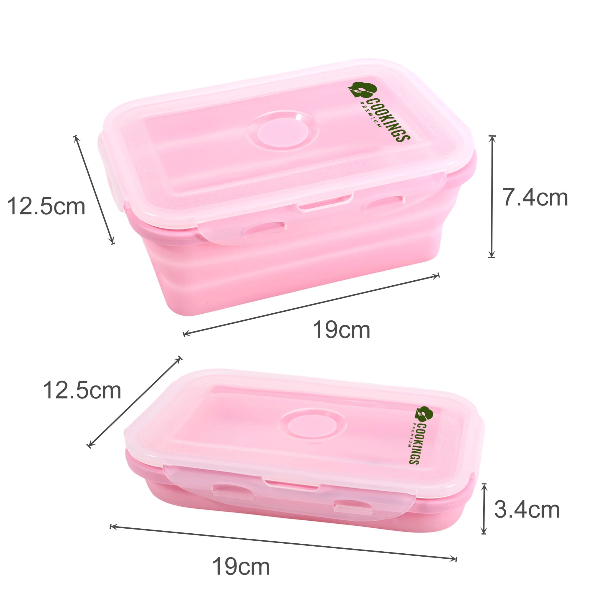Collapsible Silicone Food Storage Container