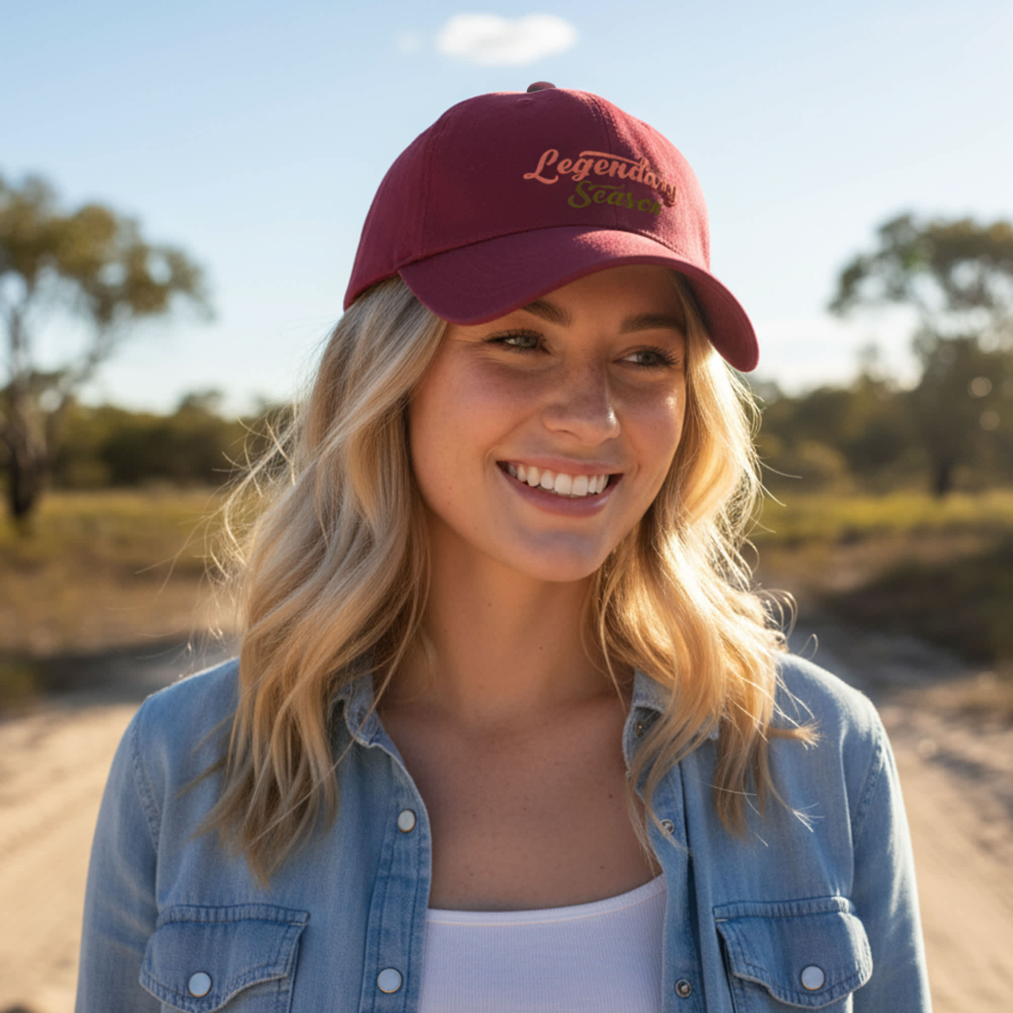 6 Panel Cotton Hard Top Pure Baseball Cap