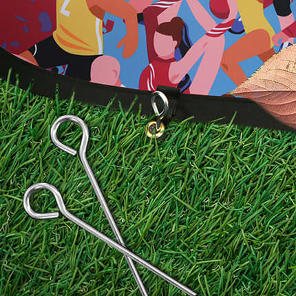 Bean Shaped Pop Up Banners (Medium)