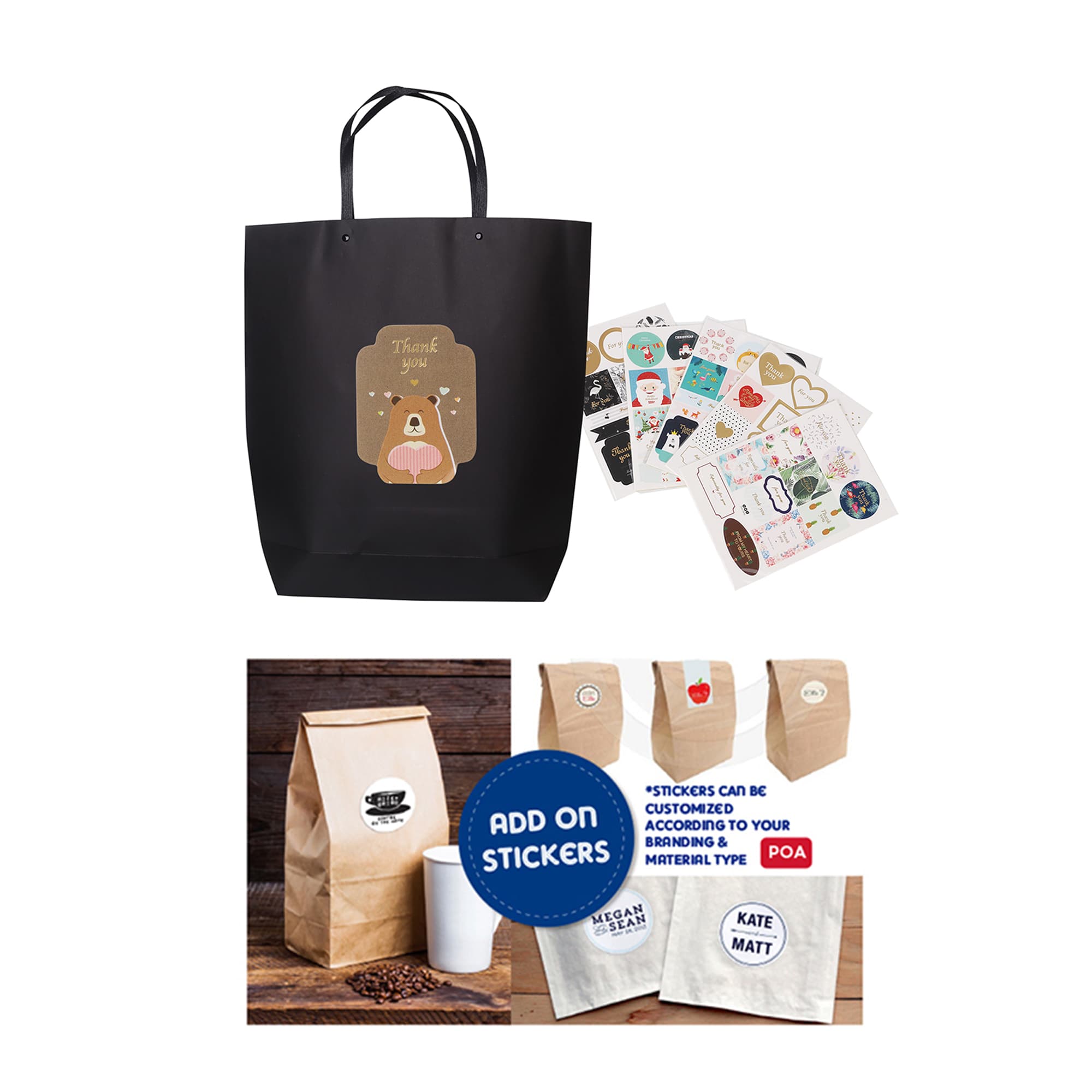 Large Boutique Paper Bag(380 x 380 x 100mm)