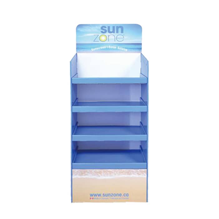 Self Assembly Premium Cardboard Floor Display