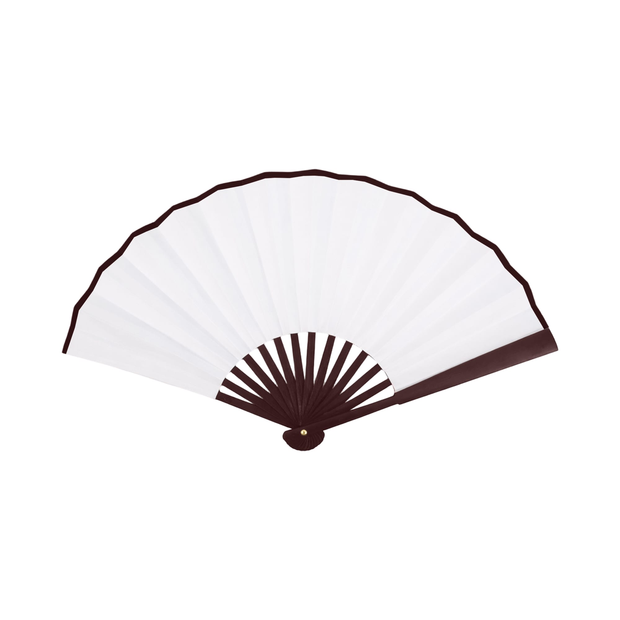 8inch Bamboo Fabric Hand Fan
