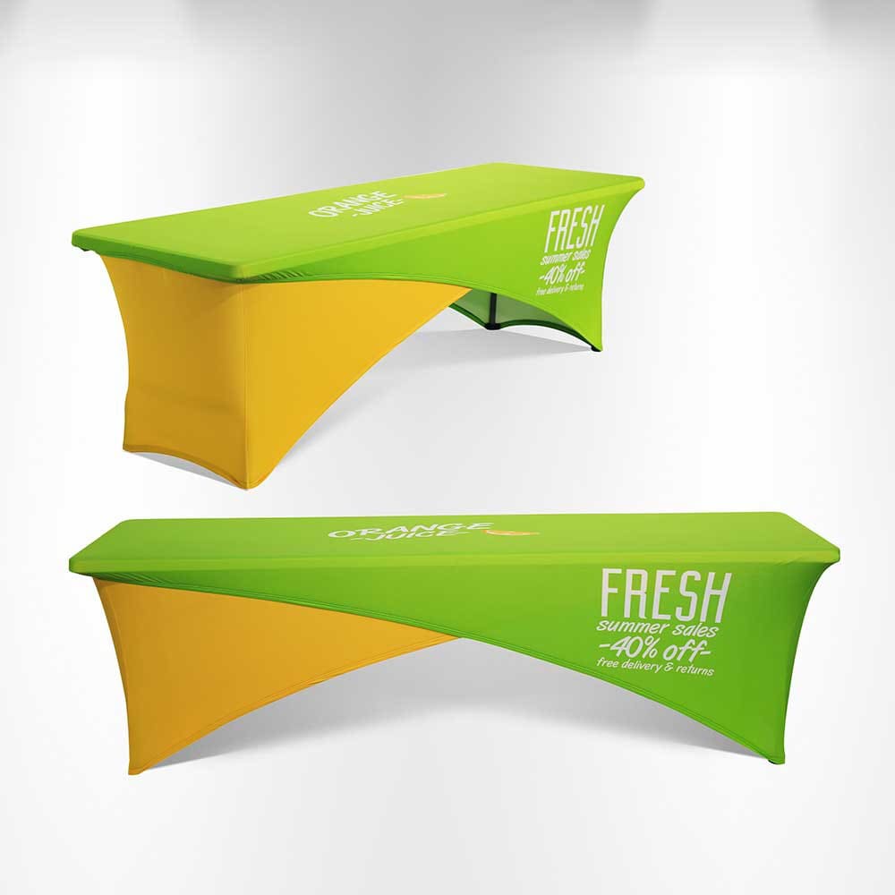 Cross-over Stretch Table Cloth * 4ft