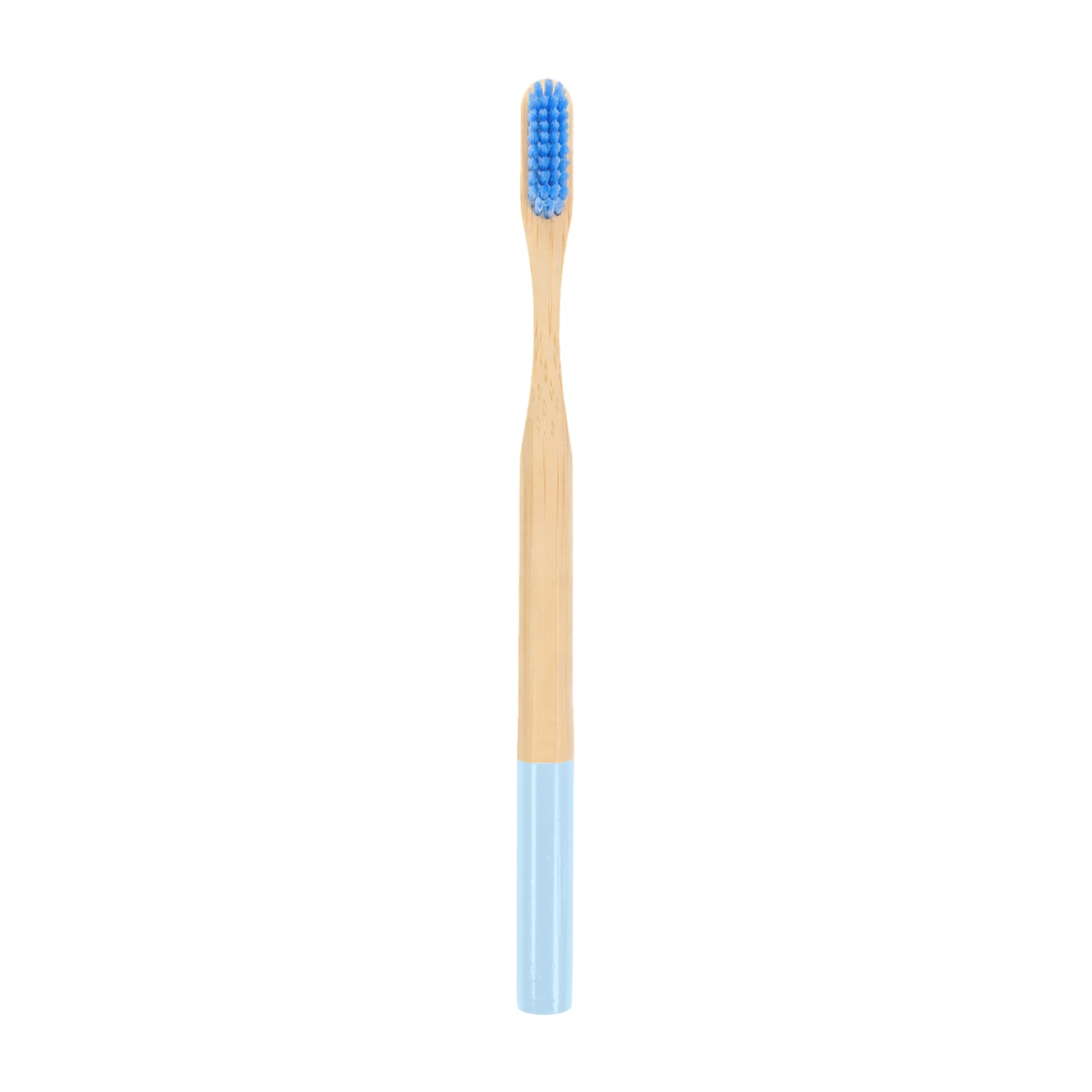 Large Round Handle Colorful Bamboo Toothbrush