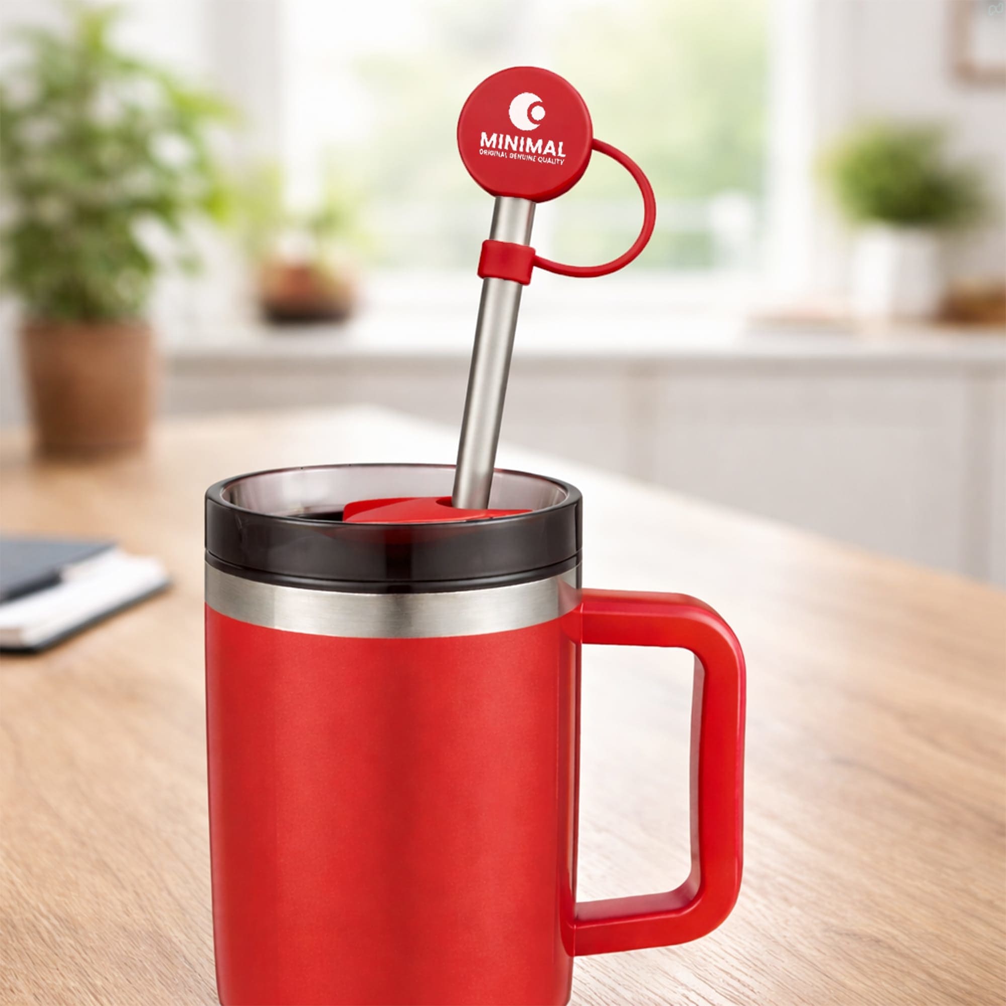 Round Silicone Straw Cover