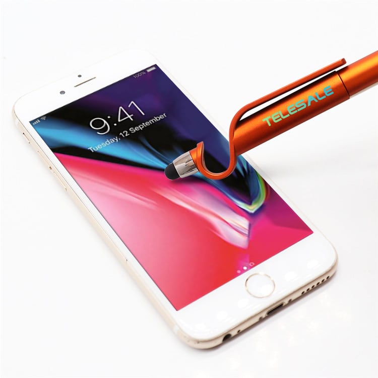 Stylus Ball Pen with Mobile Holder