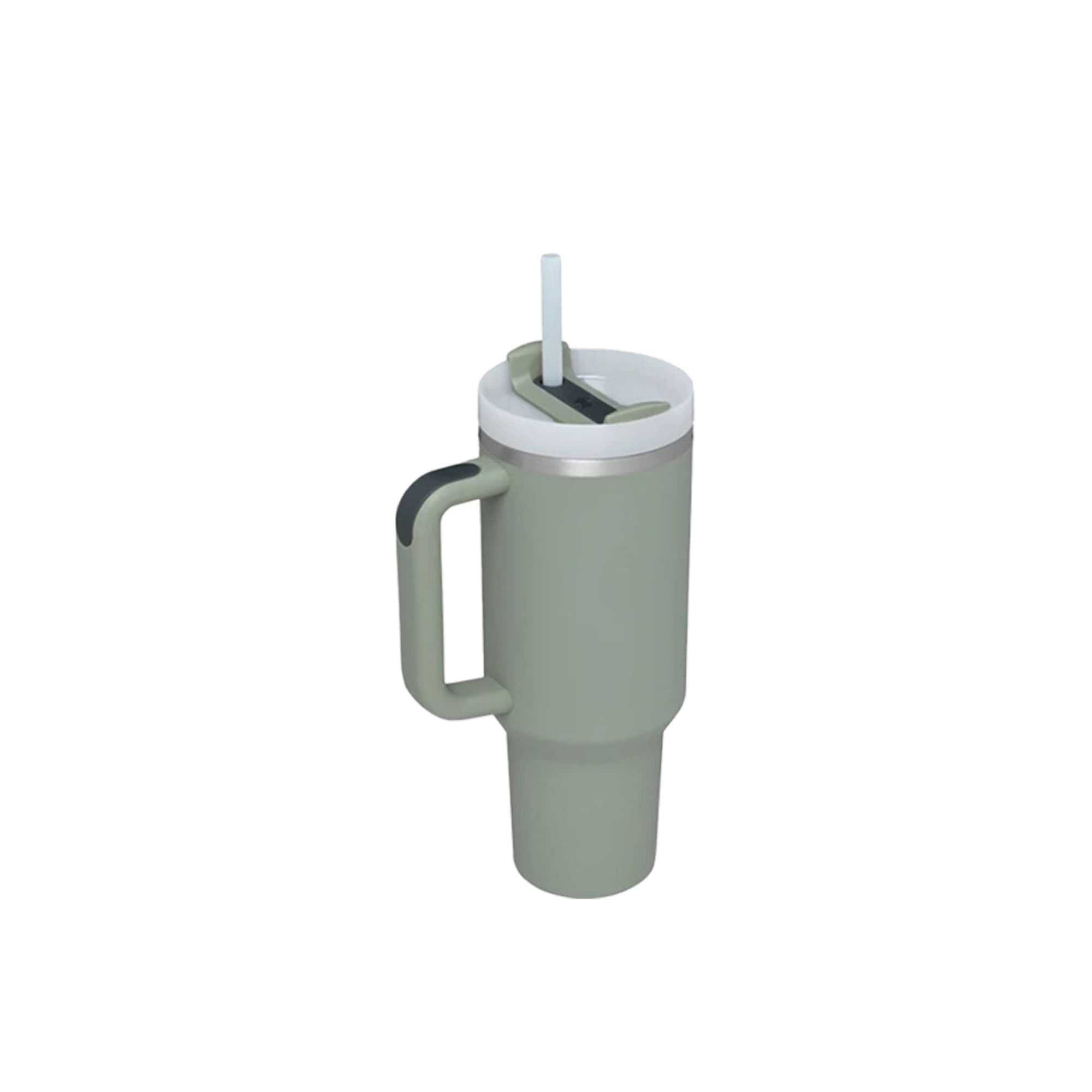 1.2L Stainless Steel Tumbler with Lid and Straw