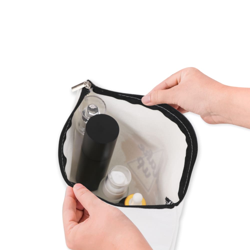 Rectangle Canvas Cosmetic Bag