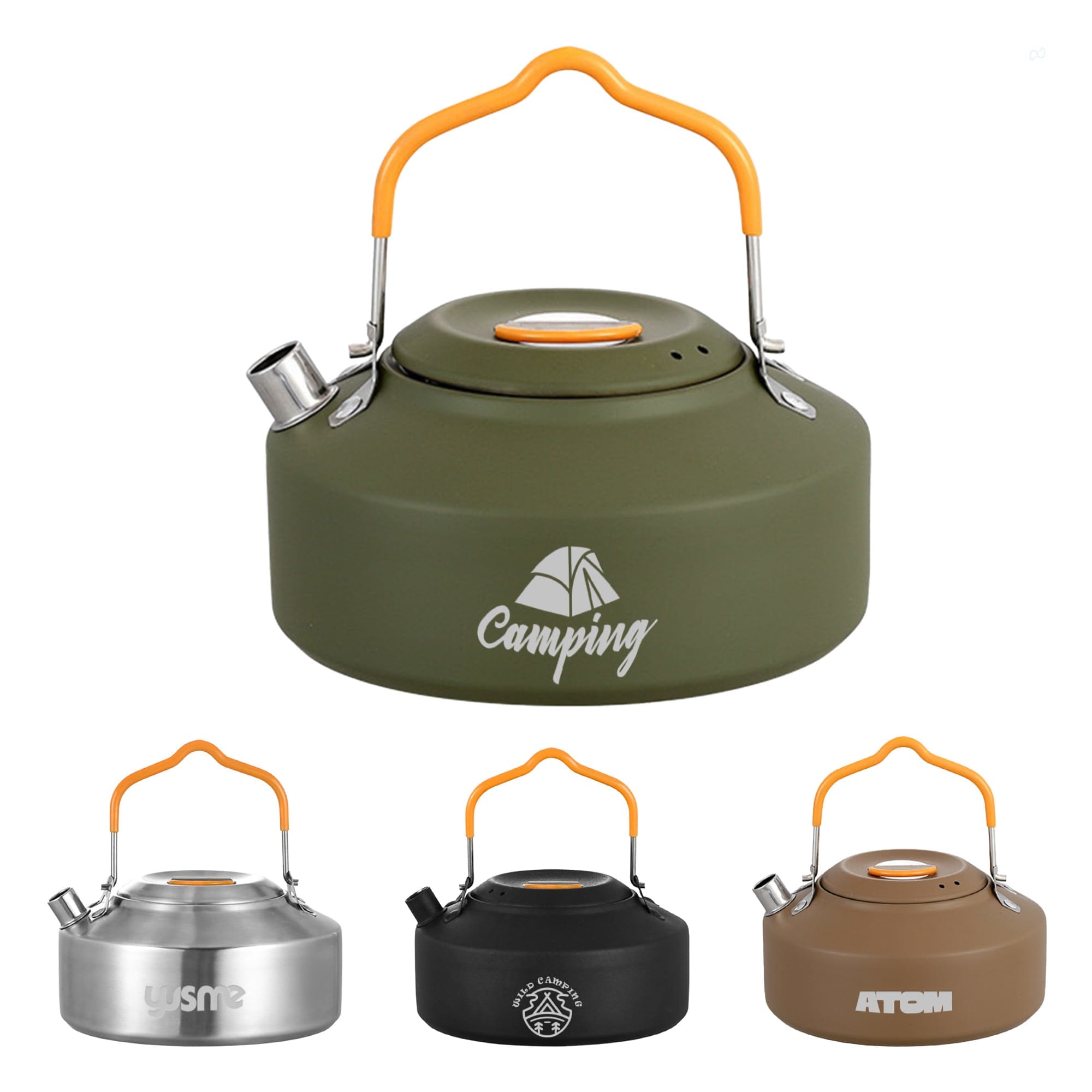 Camping Kettle Coffee Tea Pot with Lid