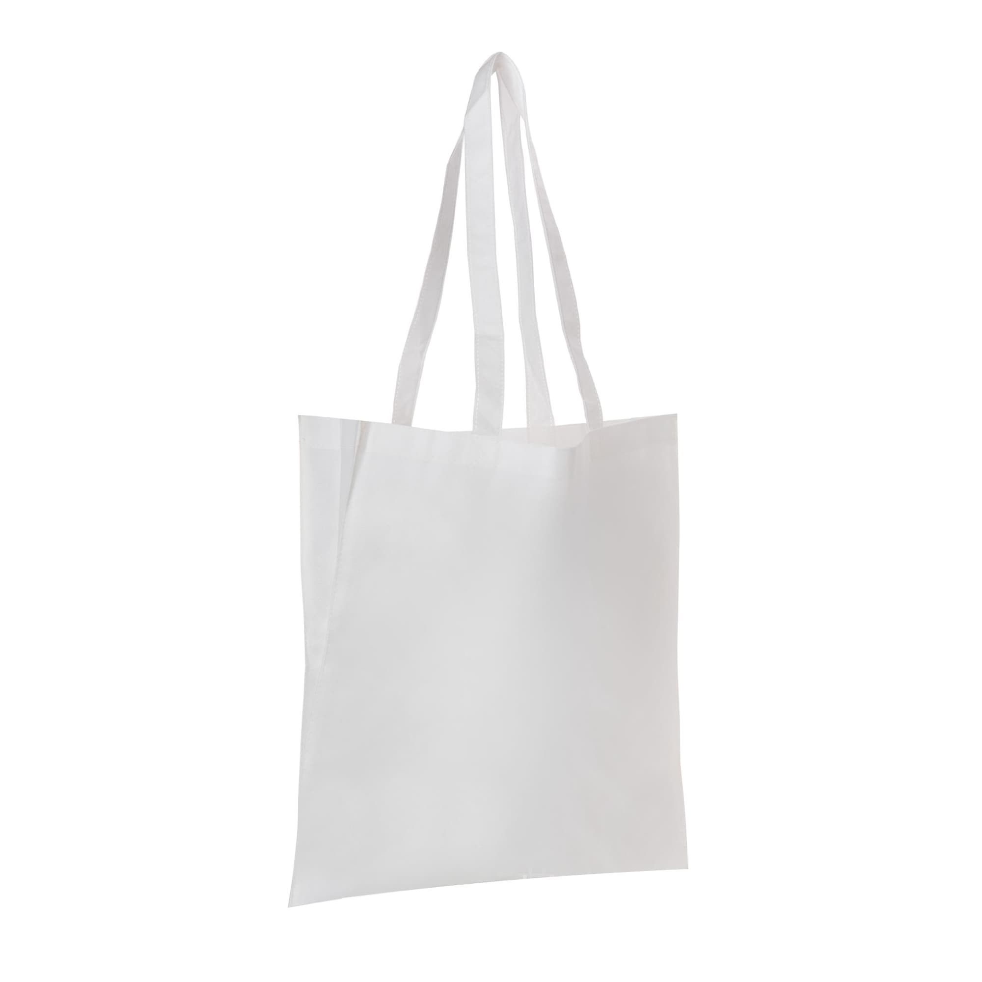 Non Woven Long Handle Bag with V Gusset