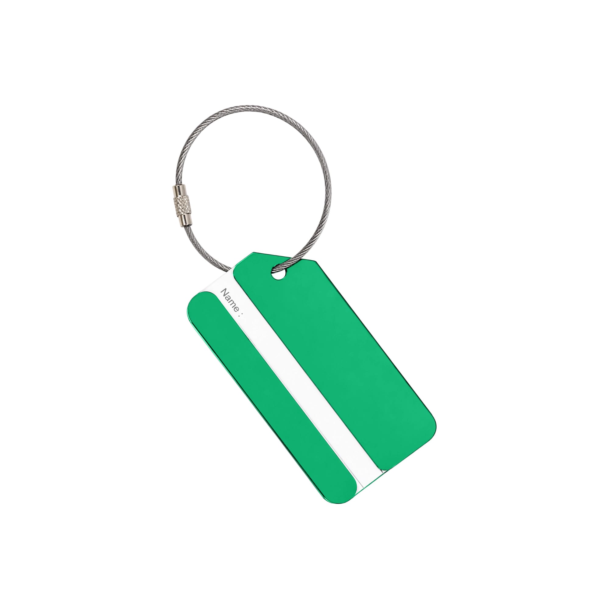 Square Aluminium Luggage Tag B