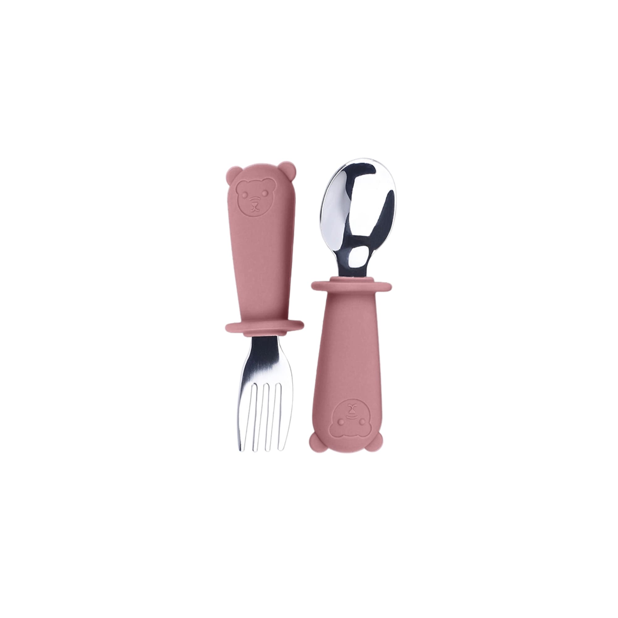 Silicone Stainless Steel Kids Cutlery