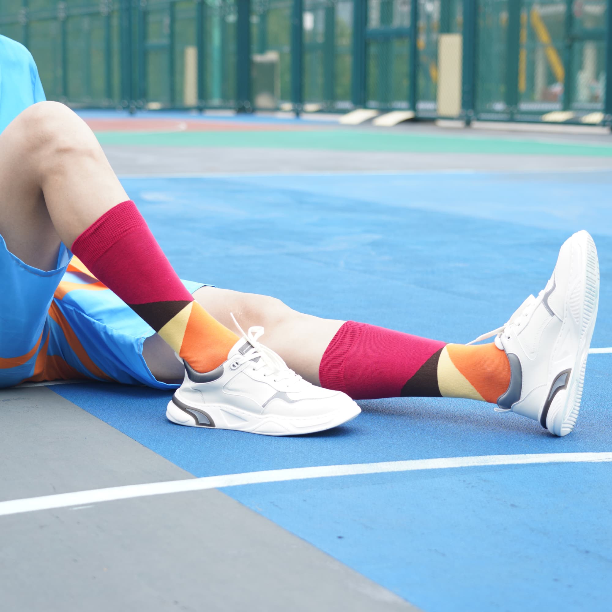 Mid Calf Custom Pattern Socks