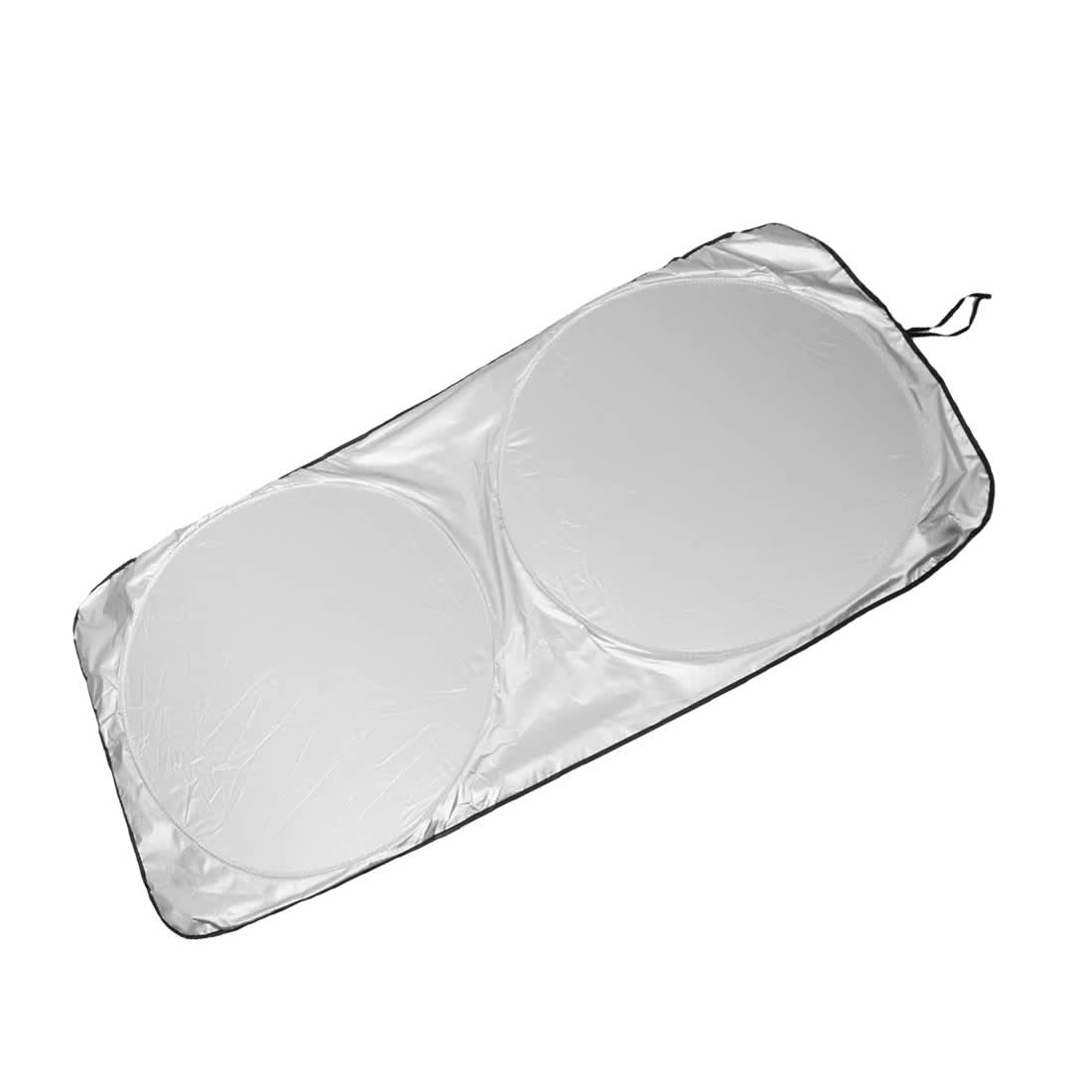 Twin Circular Reflective Car Sunshade