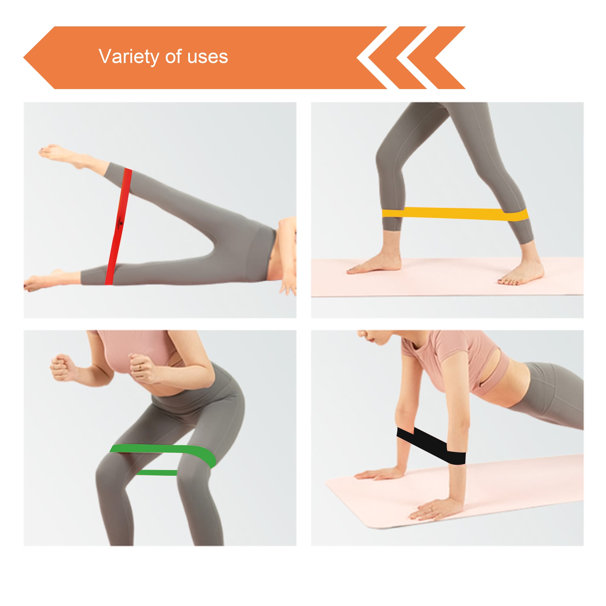 Latex Free TPE Fitness Resistance Band