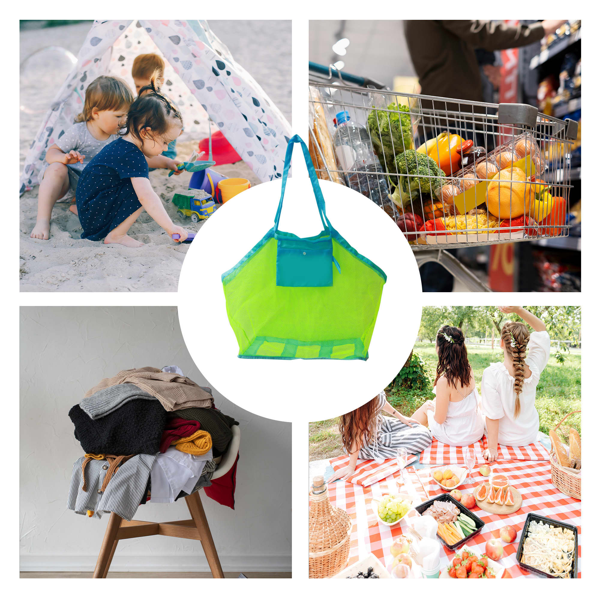Mesh Beach Toy Bag