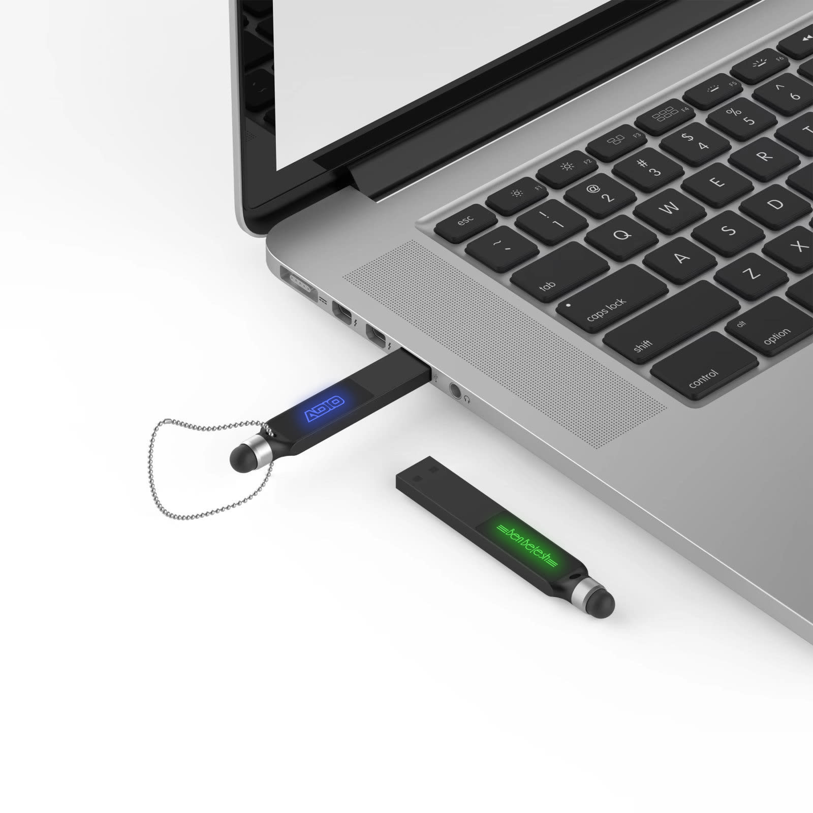 Stylus Backlit Logo Flash Drive
