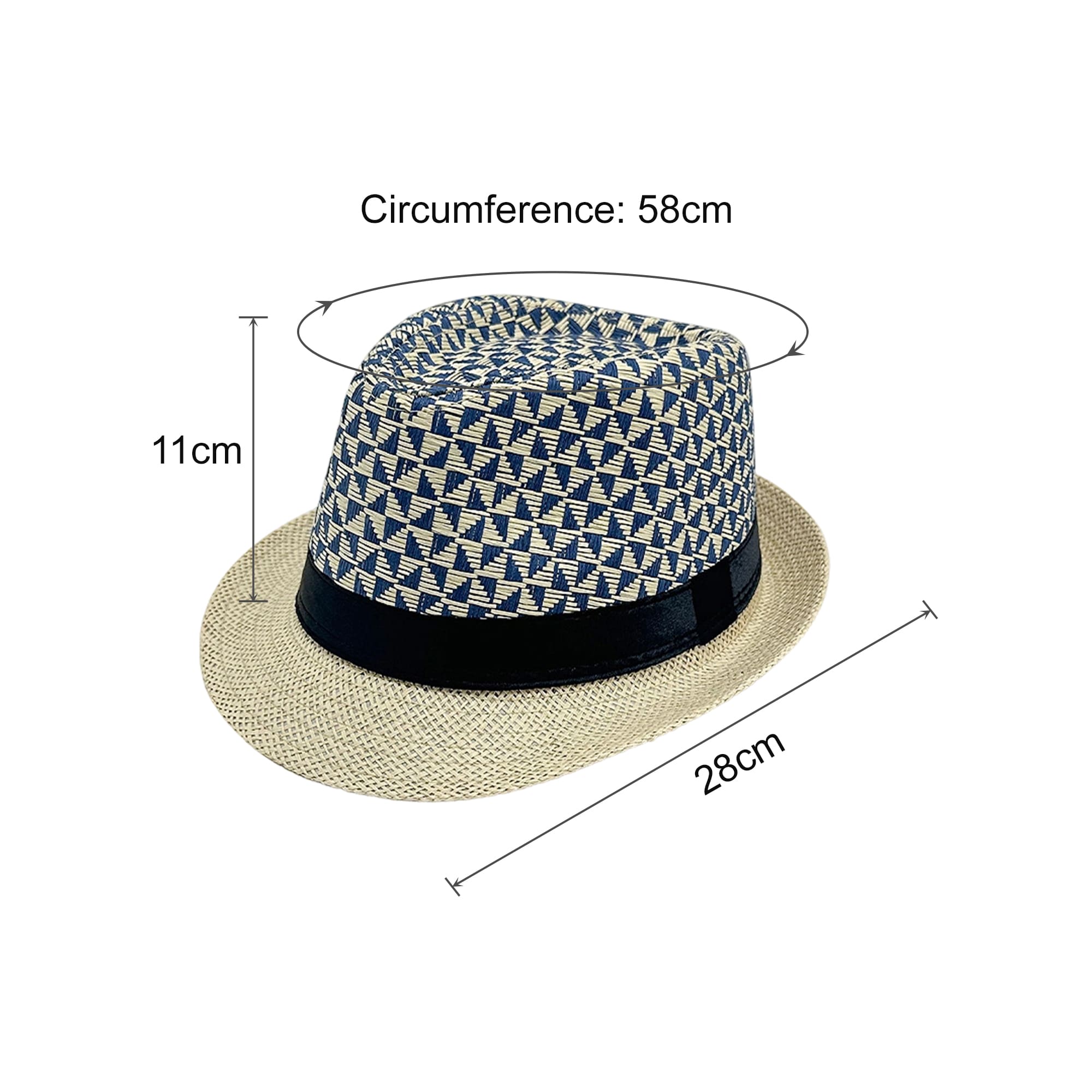 Straw Woven Top Hat