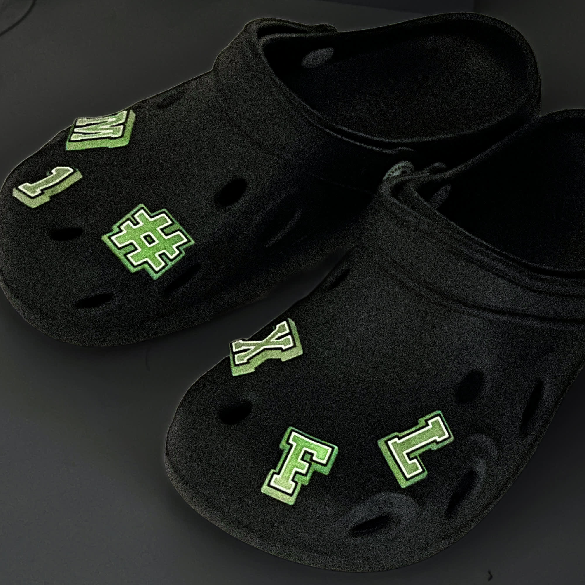 Glowing Clog Shoe Charms