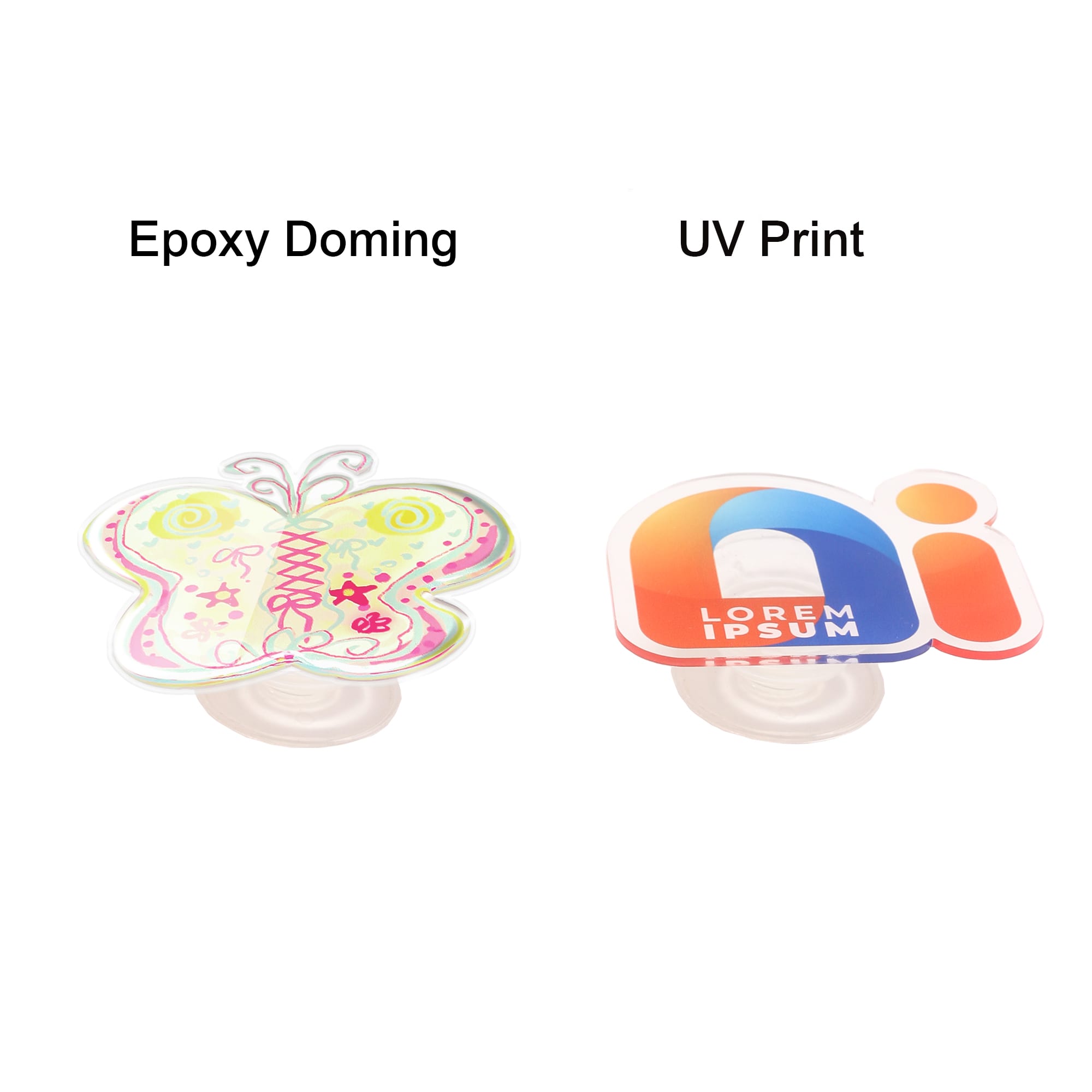 Custom Shaped Acrylic Phone Pop Holder