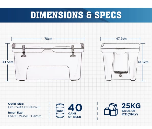 65L Cooler Box