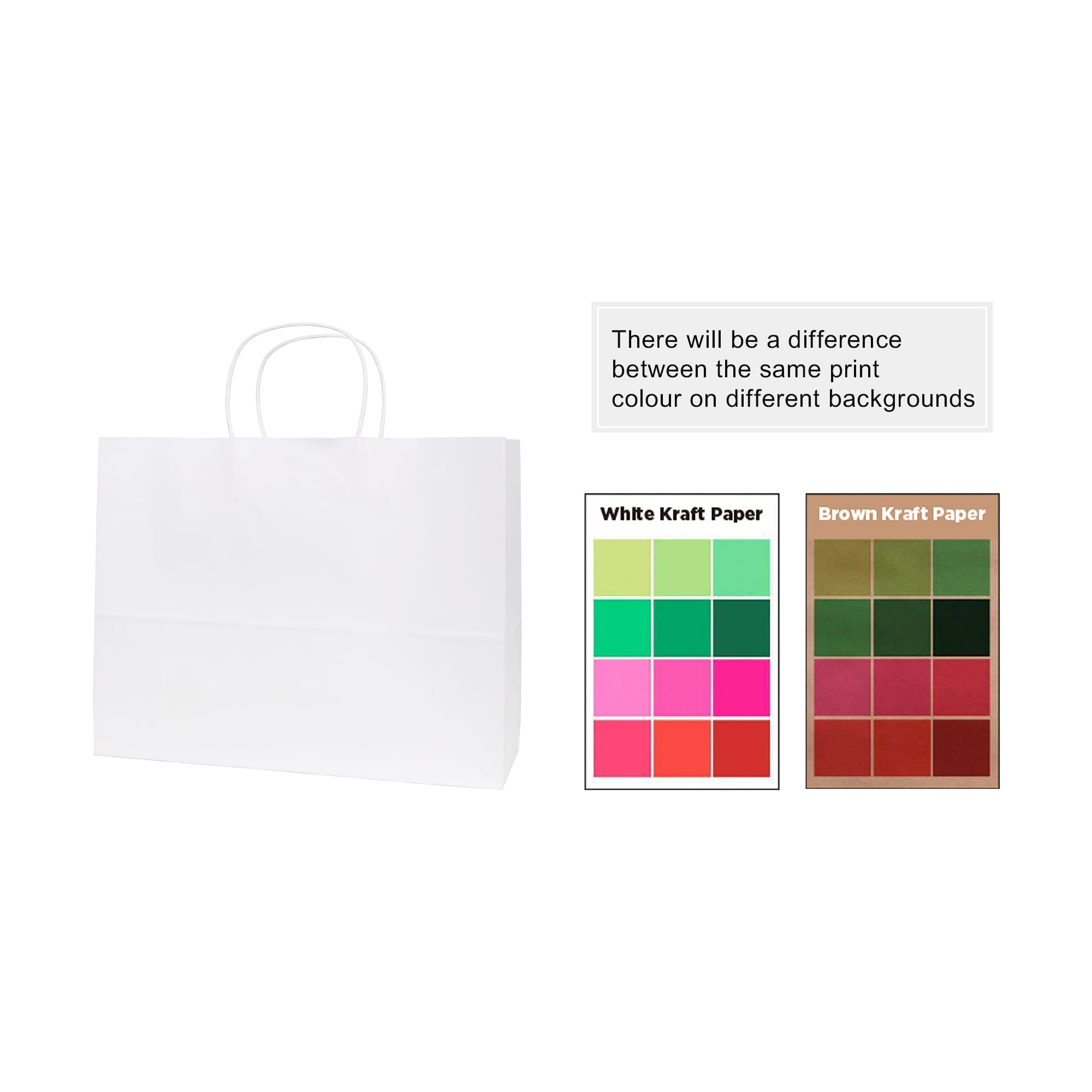 Twisted Handle Kraft Paper Bag(320x250x120mm)