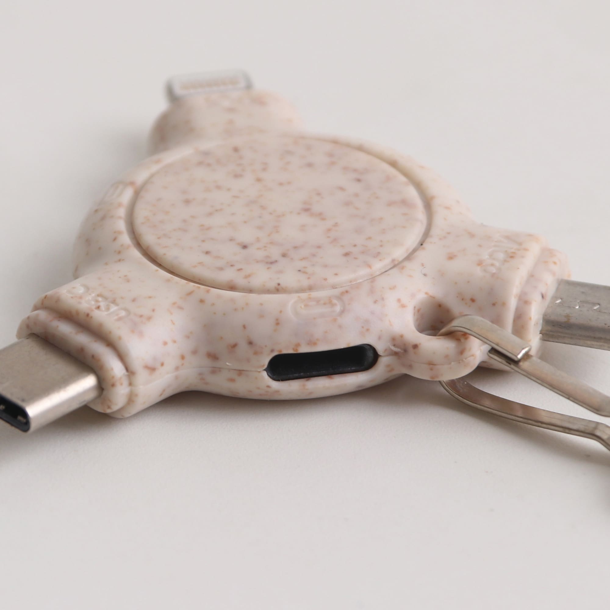 3-In-1 Wheat Straw Data Blocker with Keyring