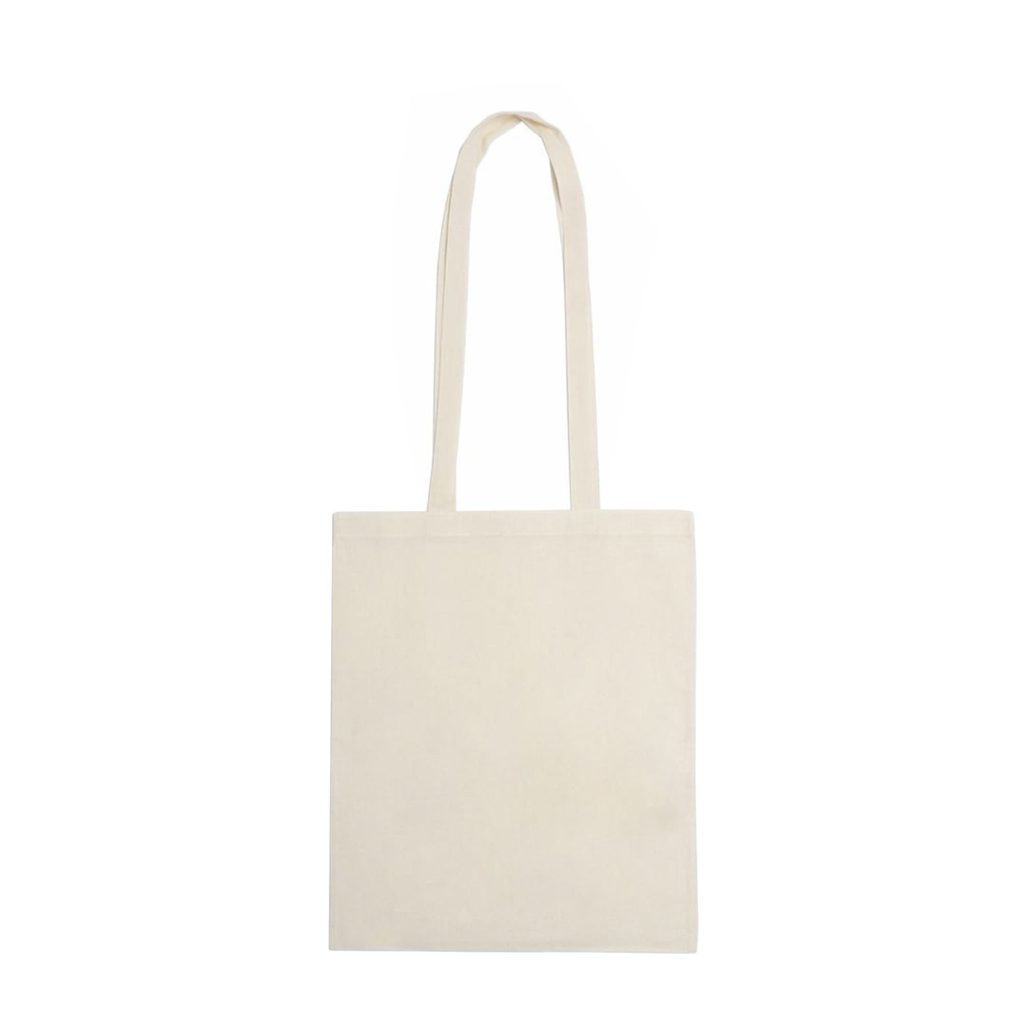 140gsm Long Handle Calico Bag
