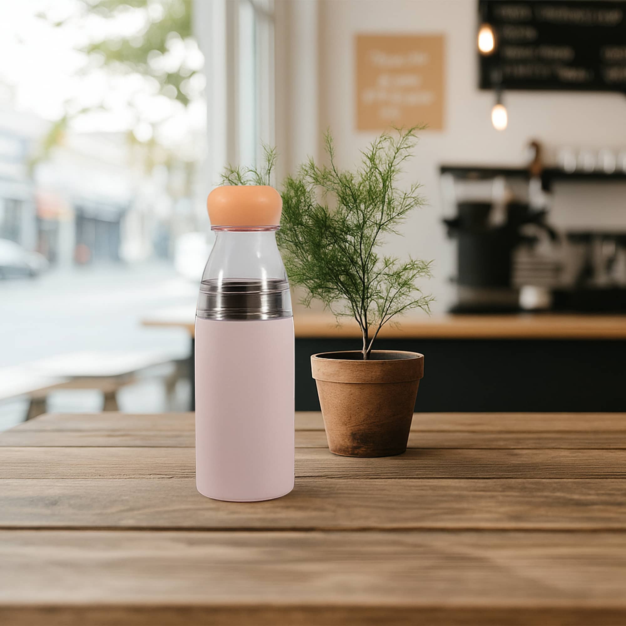 500ML 2 in 1 Stainless Steel Vacuum Bottle