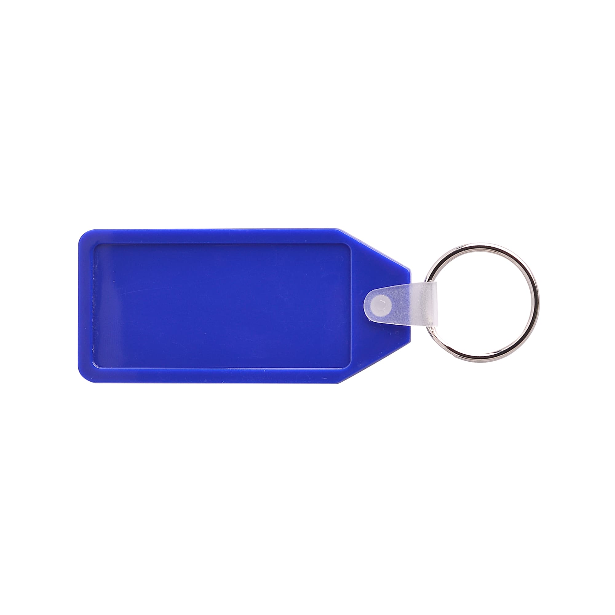 Long Hexagon Hard Plastic Keyring