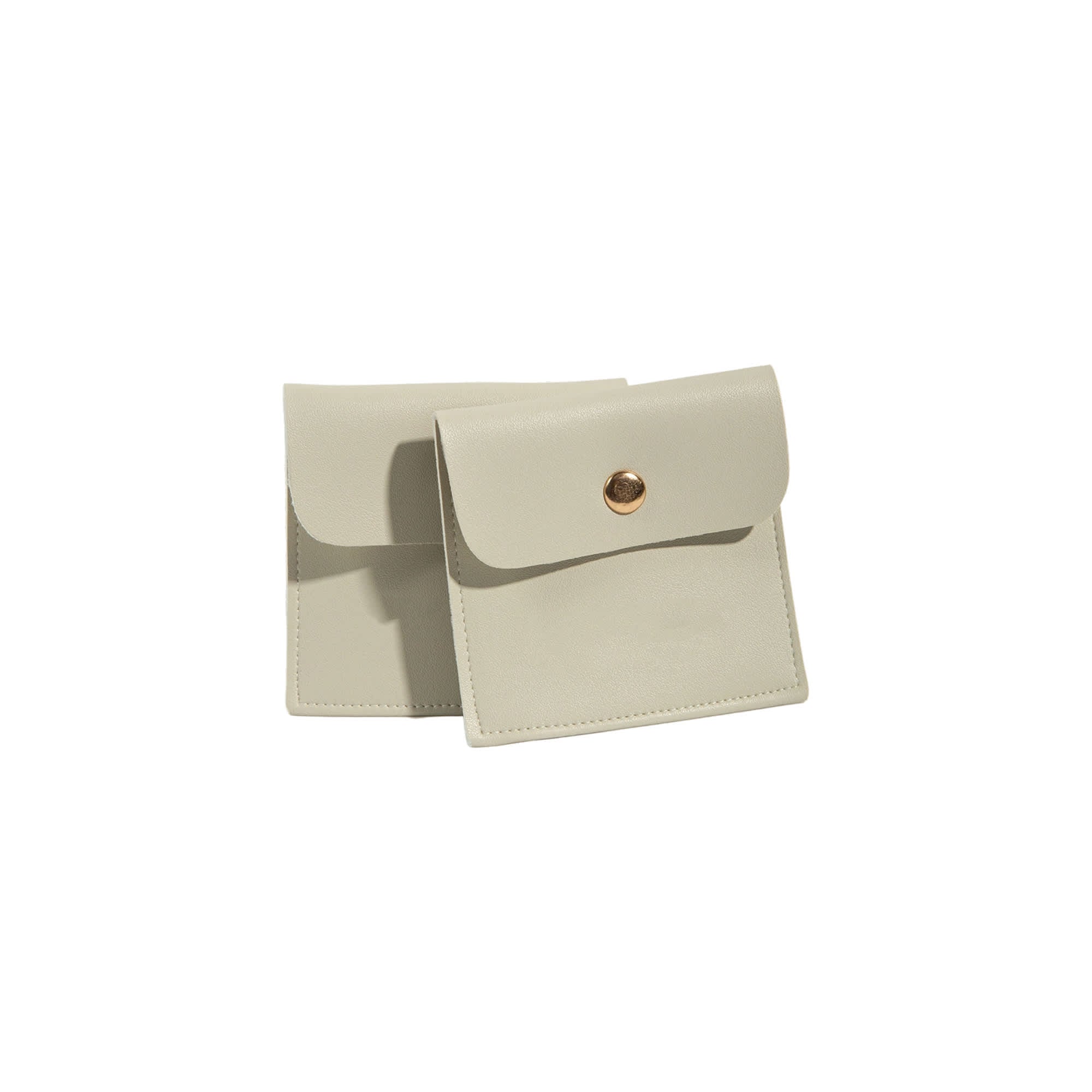 Square PU Leather Jewellery Pouch