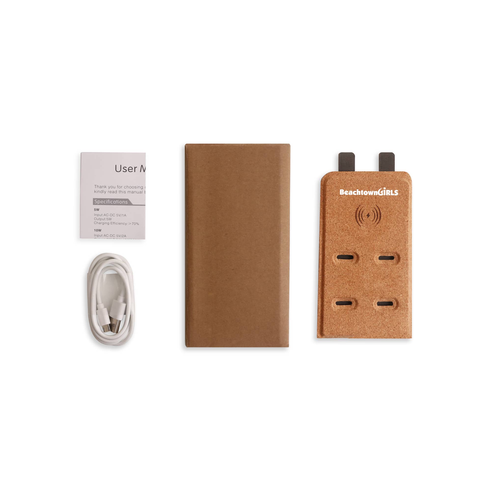 10W Stand Cork Wireless Charger