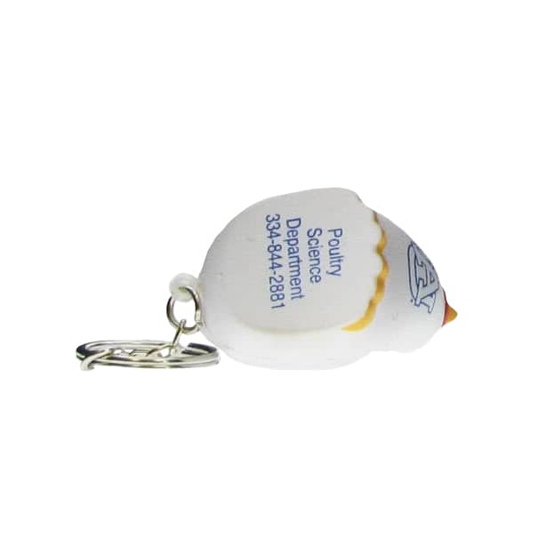 Keyring with Rooster Stress Reliever
