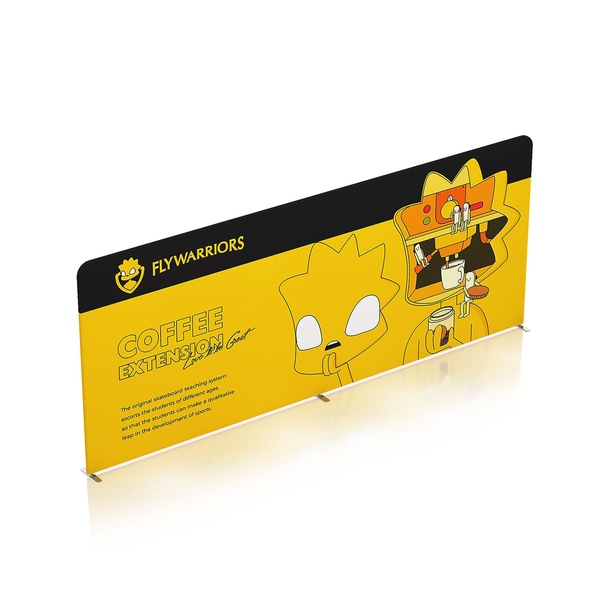 6m Straight Tension Fabric Display Wall