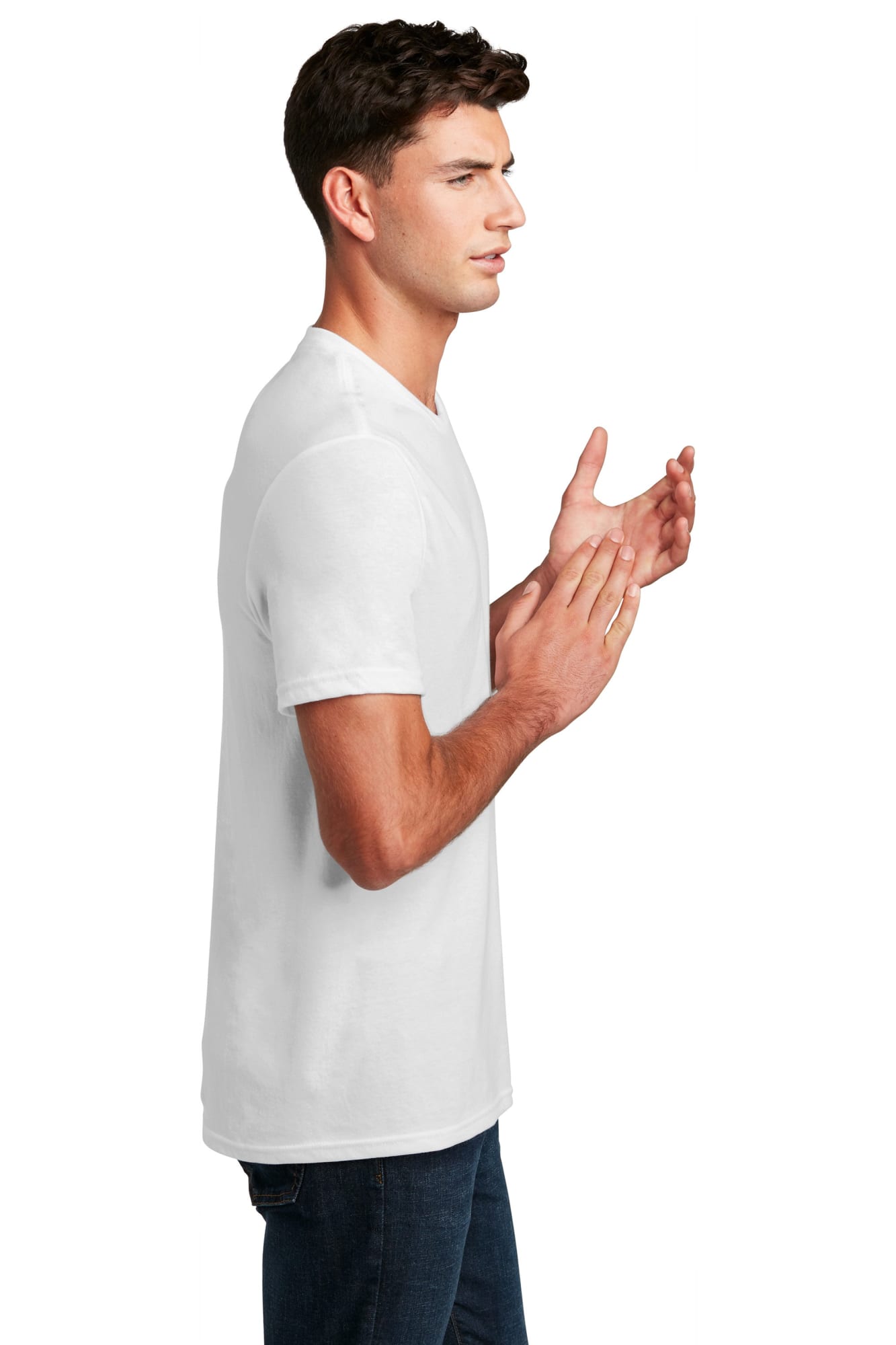 District Made Mens Perfect Blend Crew Tee