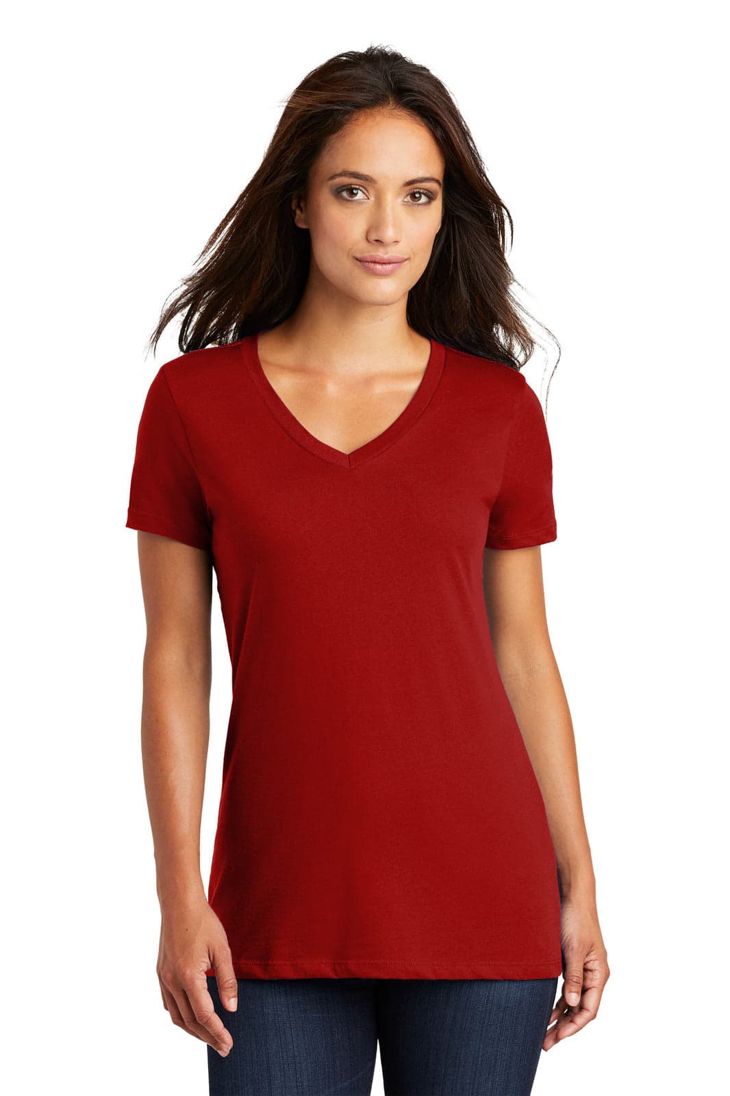 District Made - Ladies Perfect Weight V-Neck Tee