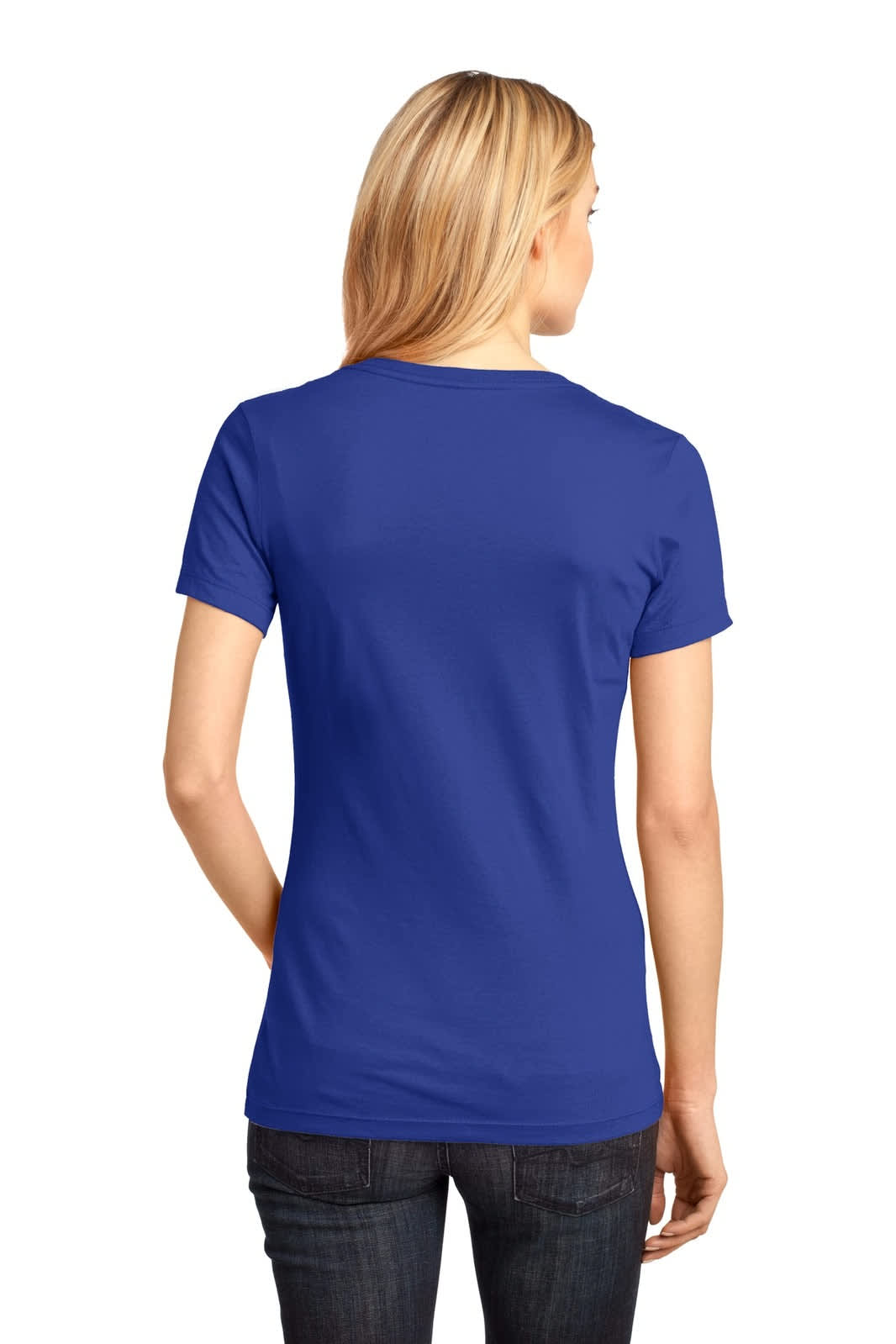 District Made - Ladies Perfect Weight V-Neck Tee
