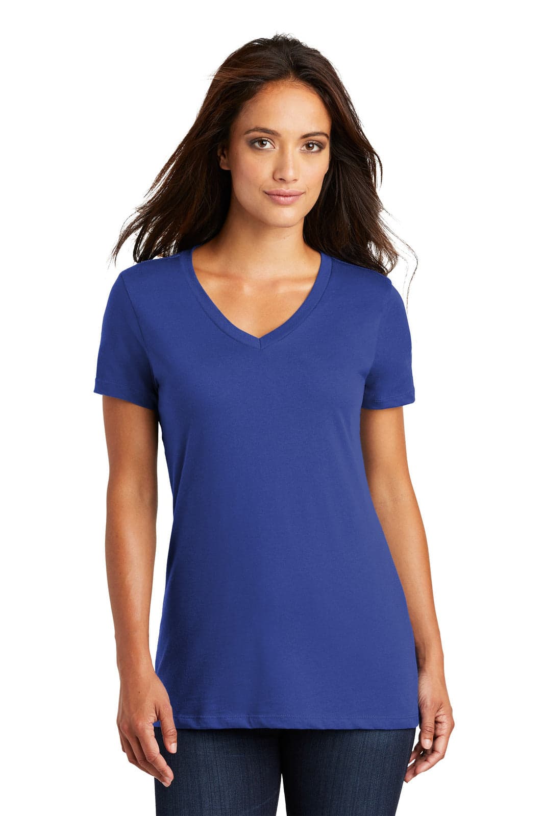 District Made - Ladies Perfect Weight V-Neck Tee