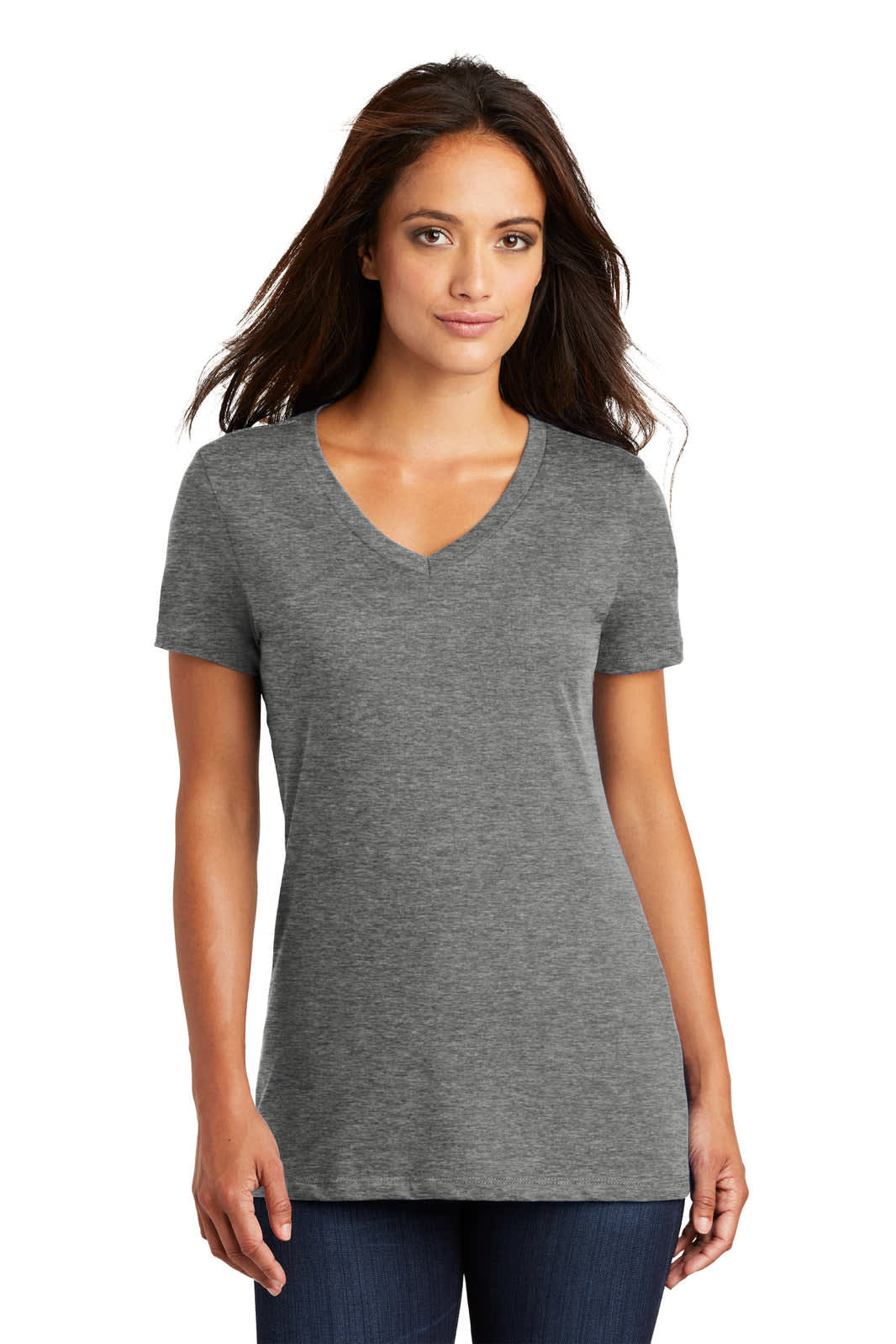 District Made - Ladies Perfect Weight V-Neck Tee