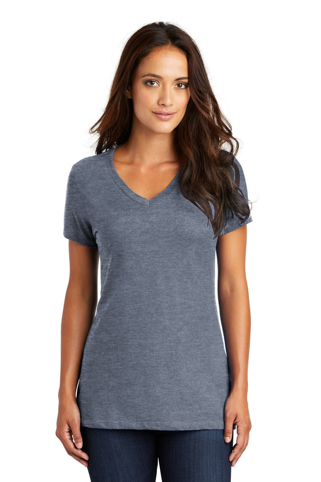District Made - Ladies Perfect Weight V-Neck Tee