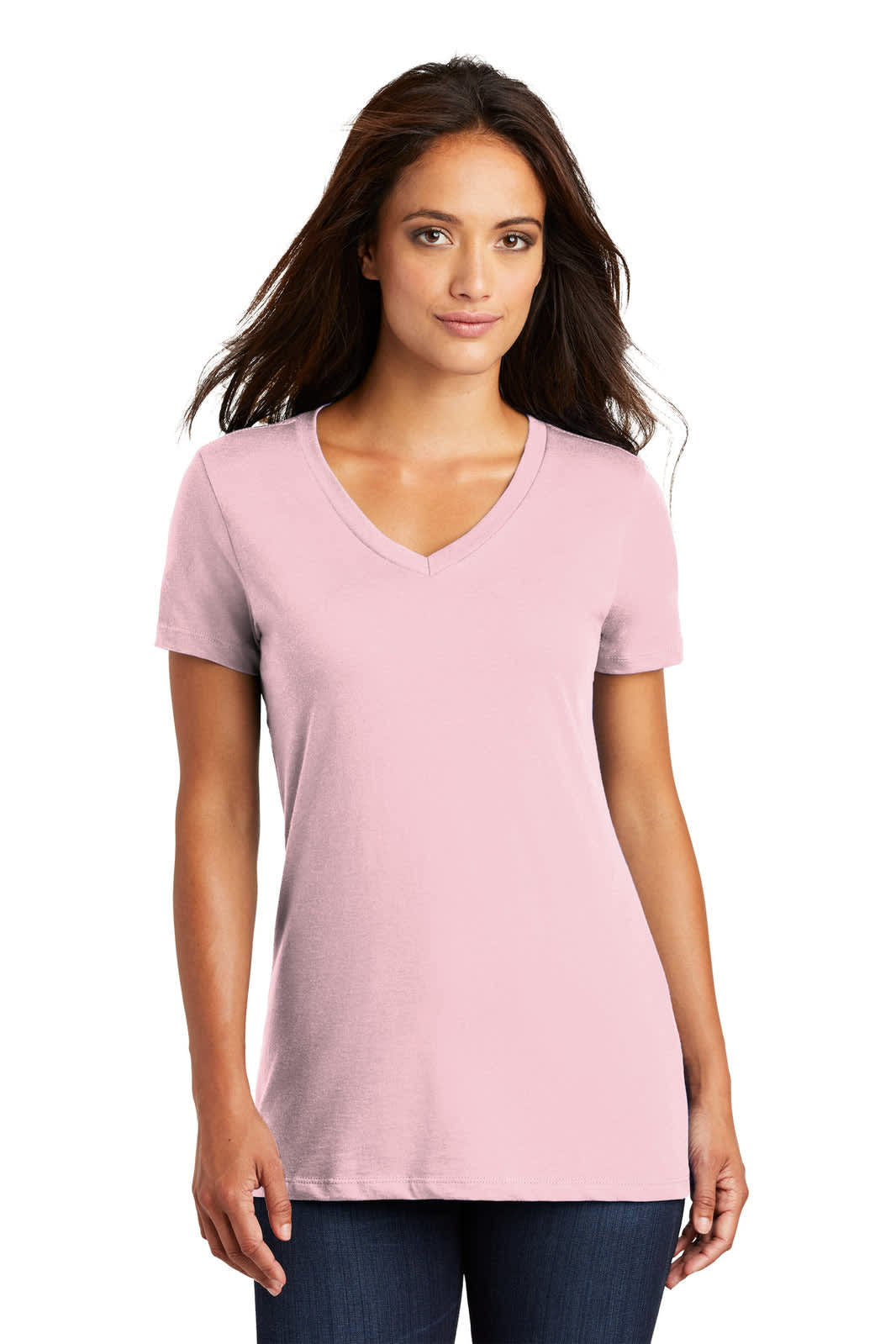 District Made - Ladies Perfect Weight V-Neck Tee