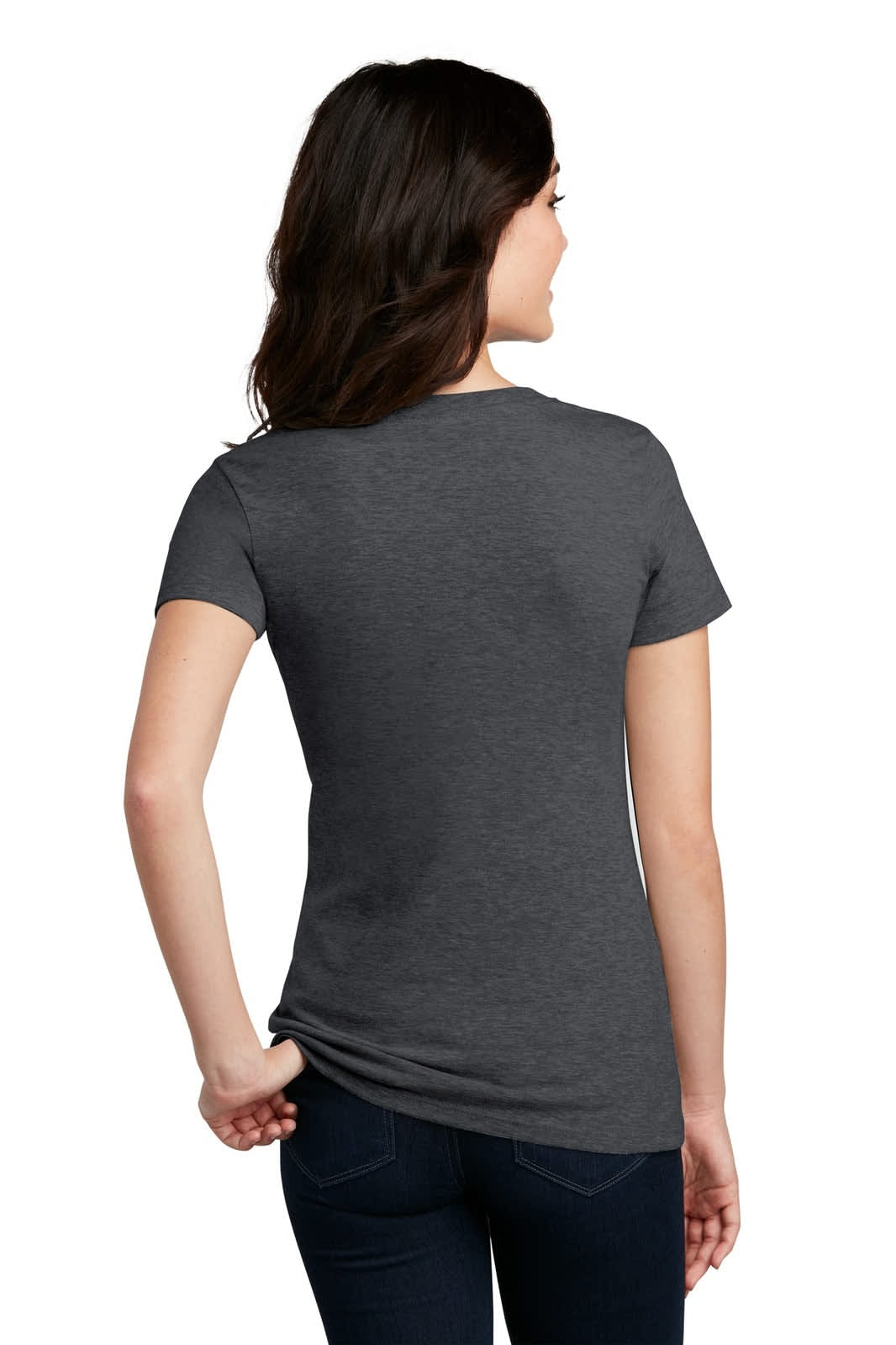 District Made Ladies Perfect Blend V-Neck Tee