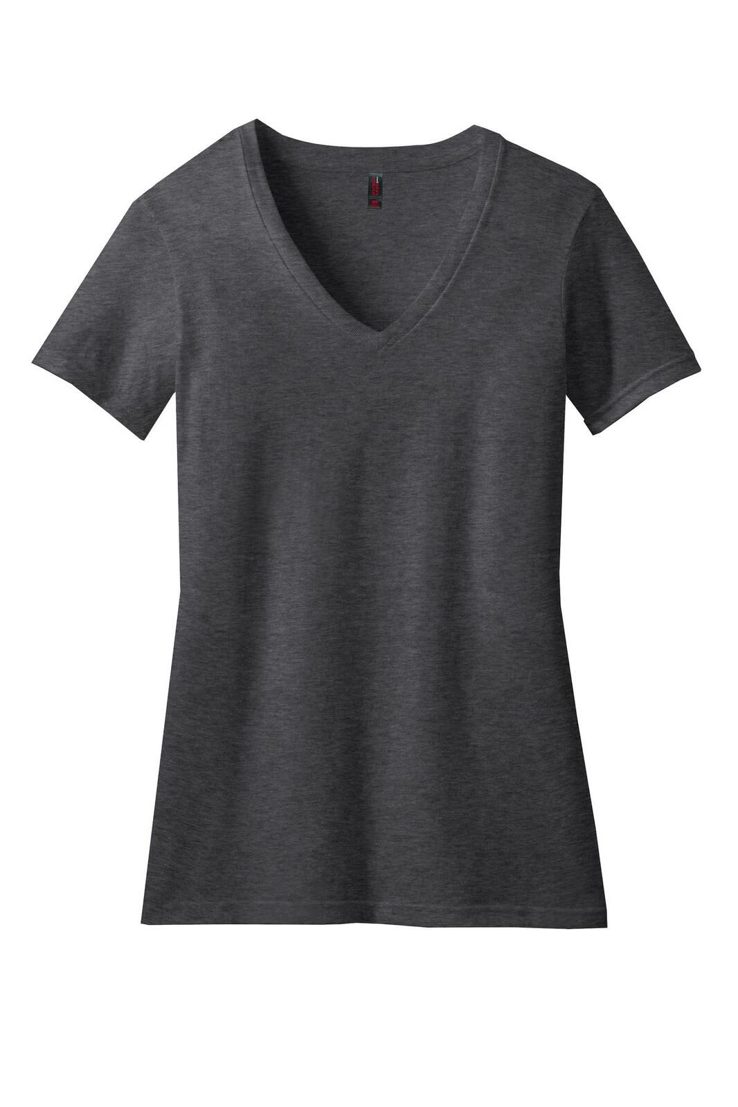 District Made Ladies Perfect Blend V-Neck Tee
