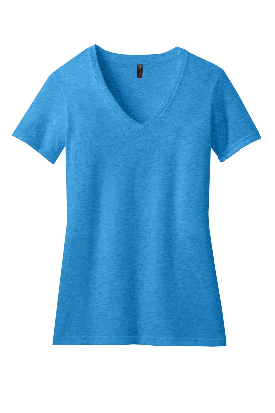 District Made Ladies Perfect Blend V-Neck Tee