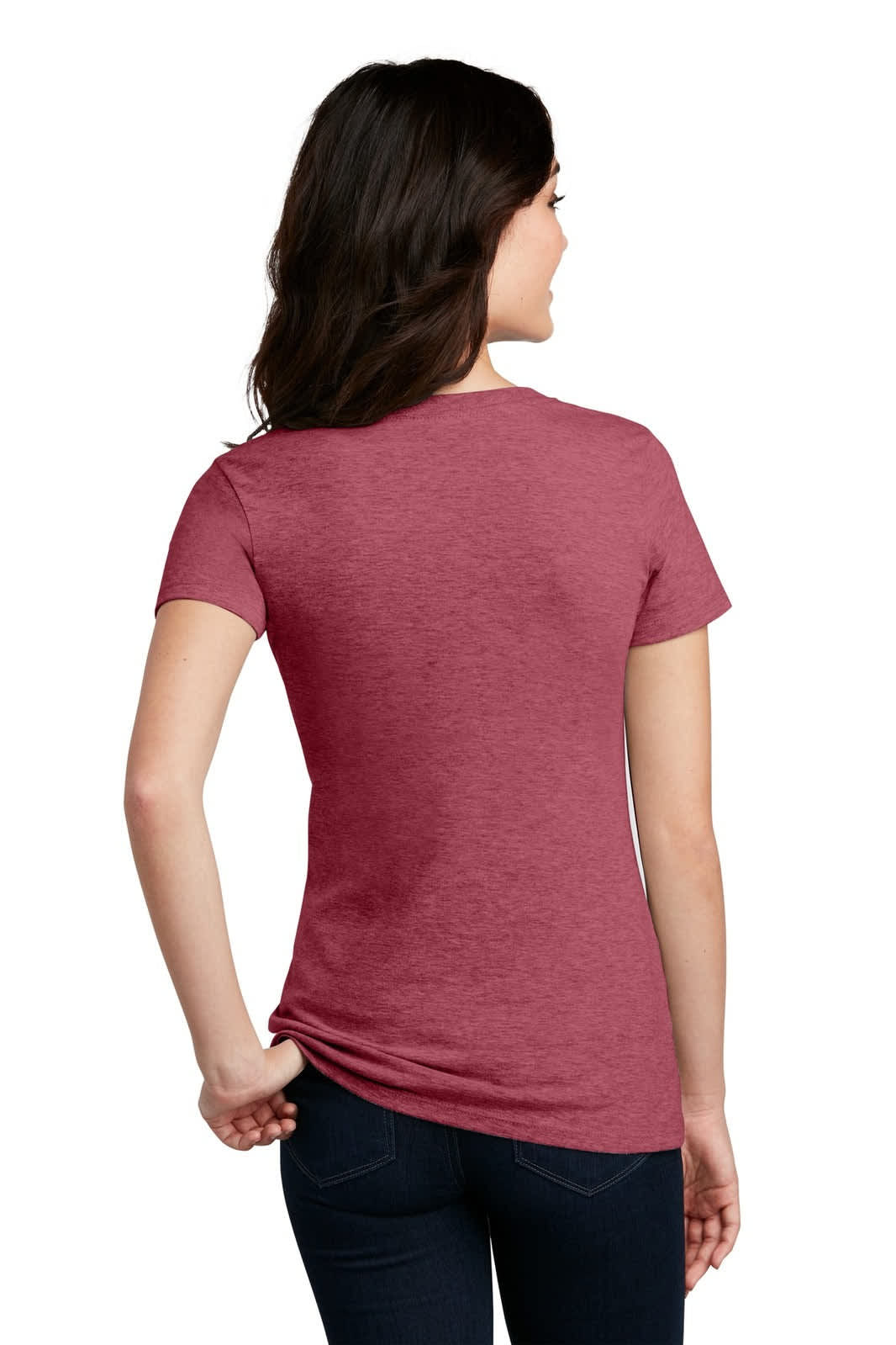 District Made Ladies Perfect Blend V-Neck Tee