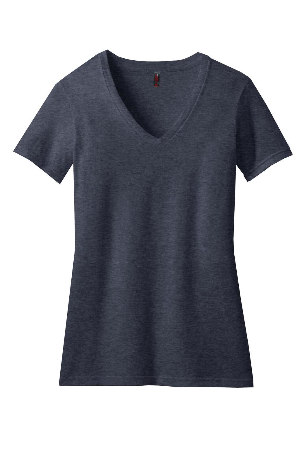 District Made Ladies Perfect Blend V-Neck Tee