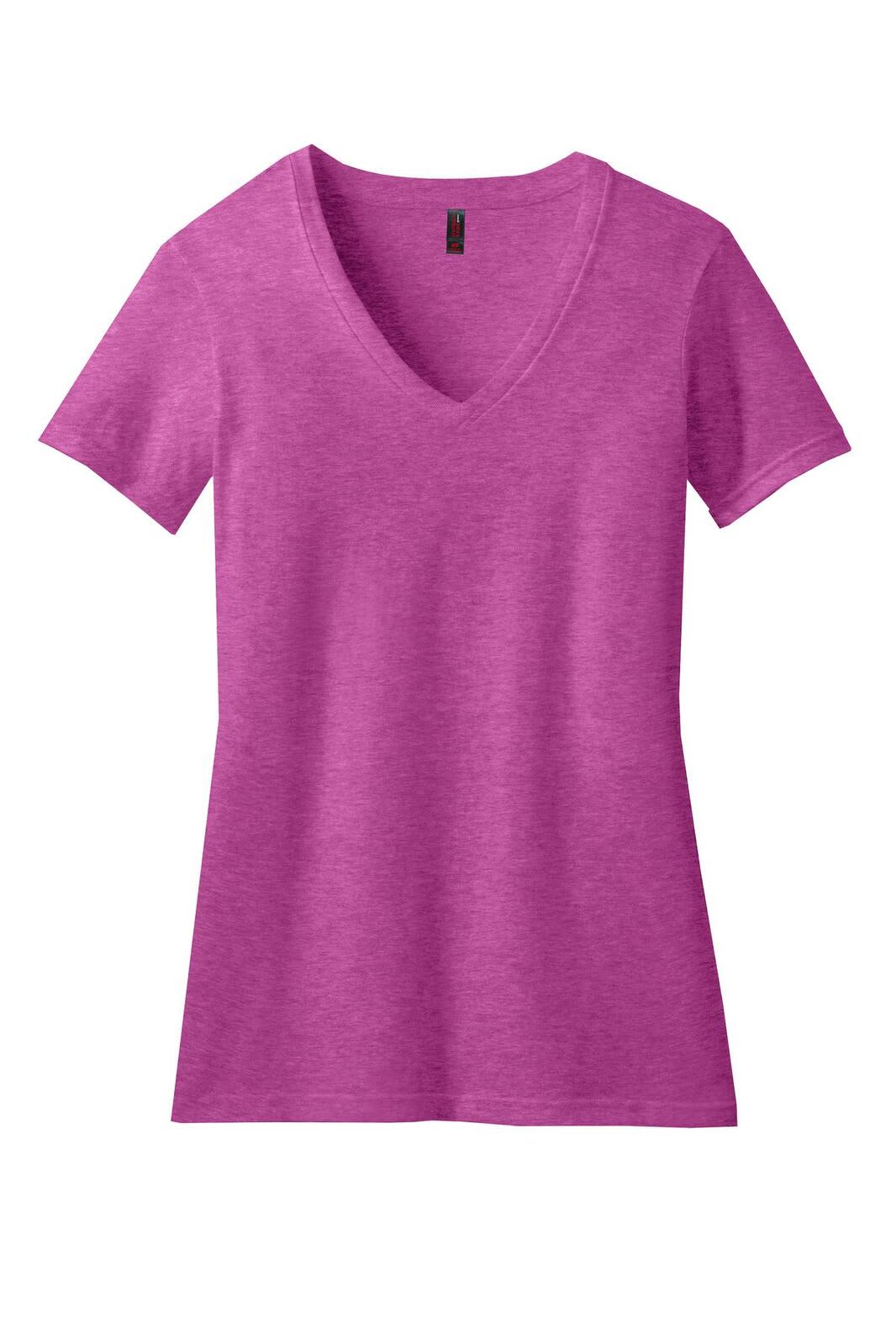 District Made Ladies Perfect Blend V-Neck Tee