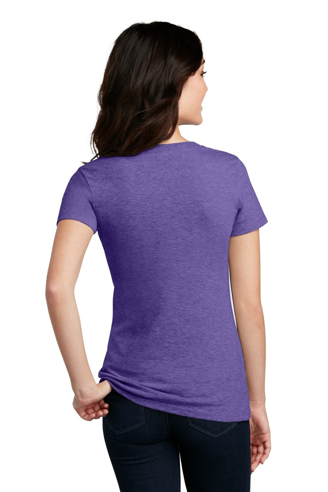 District Made Ladies Perfect Blend V-Neck Tee